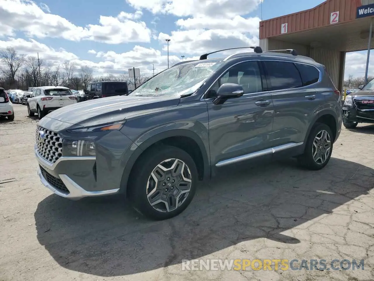 1 fotografías del automóvil dañado 5NMS4DAL7PH499452 HYUNDAI SANTA FE 2023