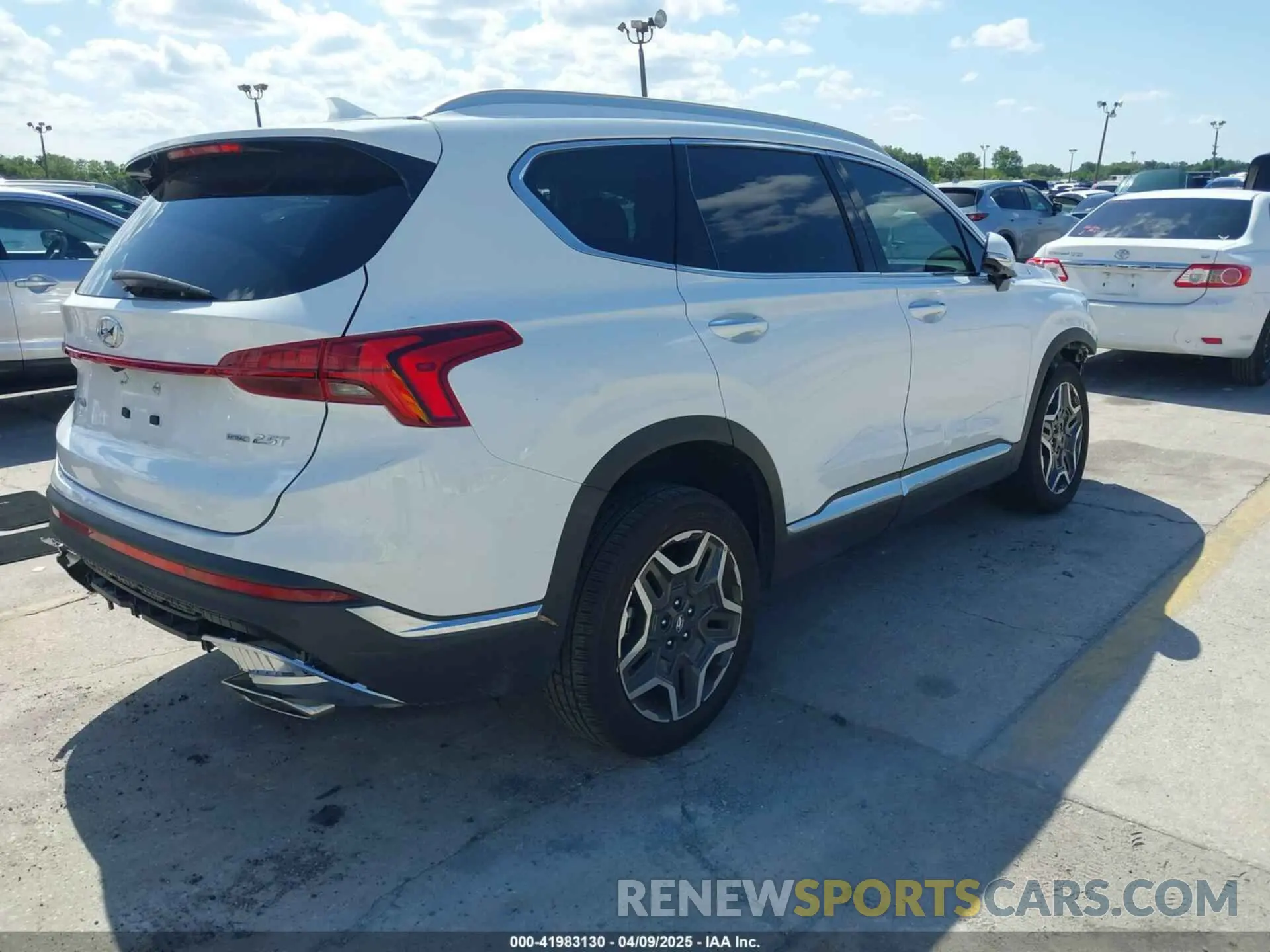 4 fotografías del automóvil dañado 5NMS4DAL7PH654565 HYUNDAI SANTA FE 2023