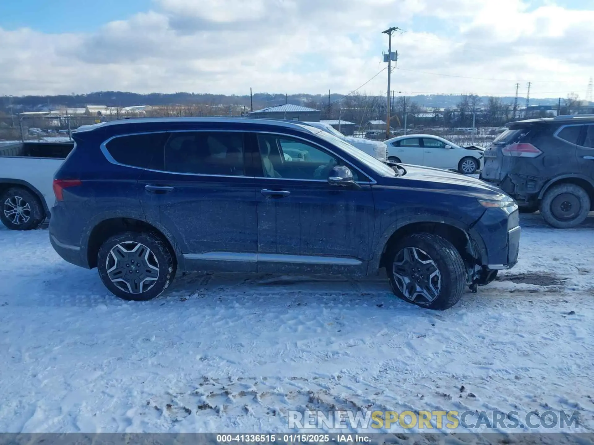 13 fotografías del automóvil dañado 5NMS4DAL9PH582851 HYUNDAI SANTA FE 2023