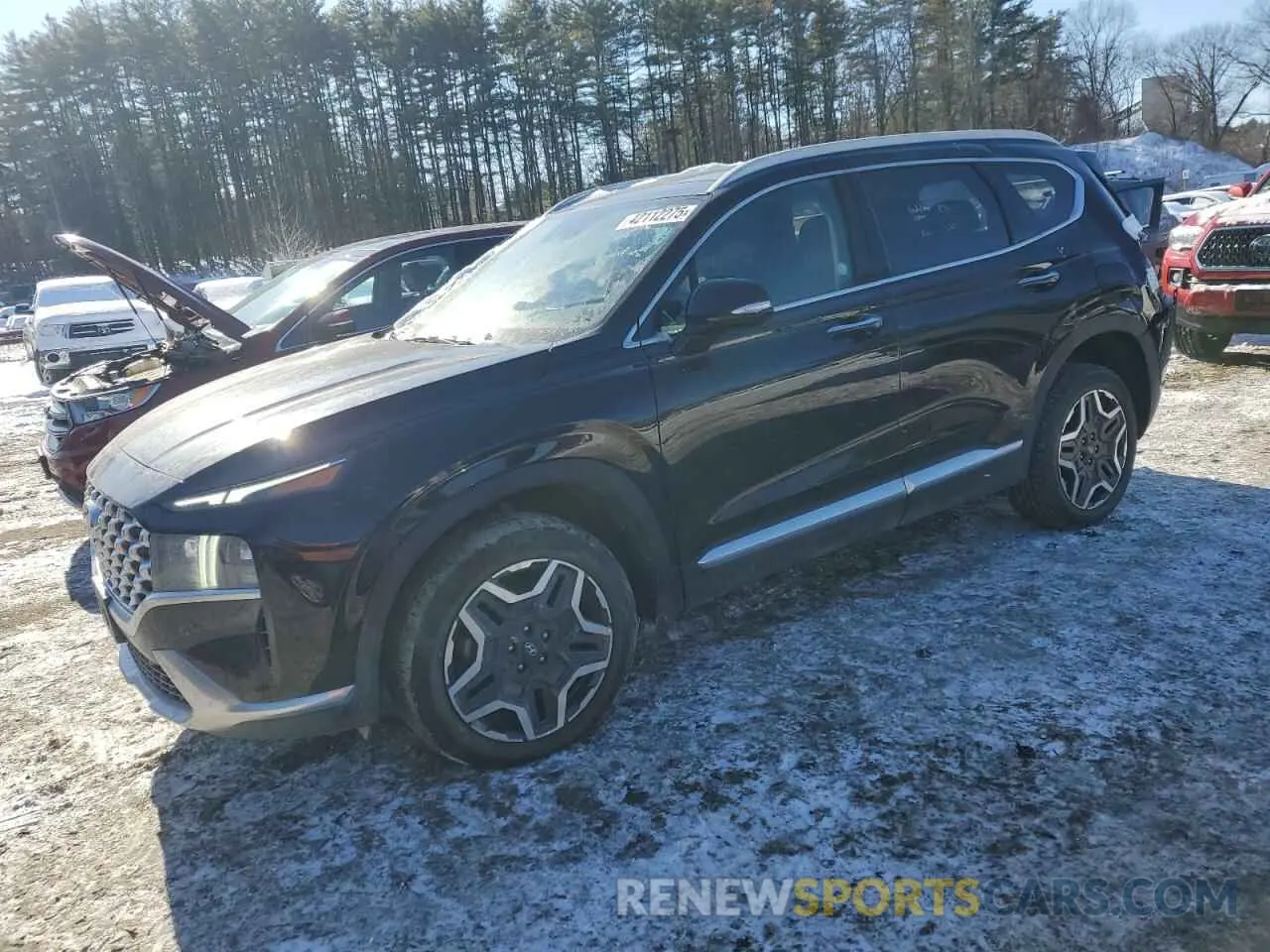 1 fotografías del automóvil dañado 5NMS4DALXPH530998 HYUNDAI SANTA FE 2023
