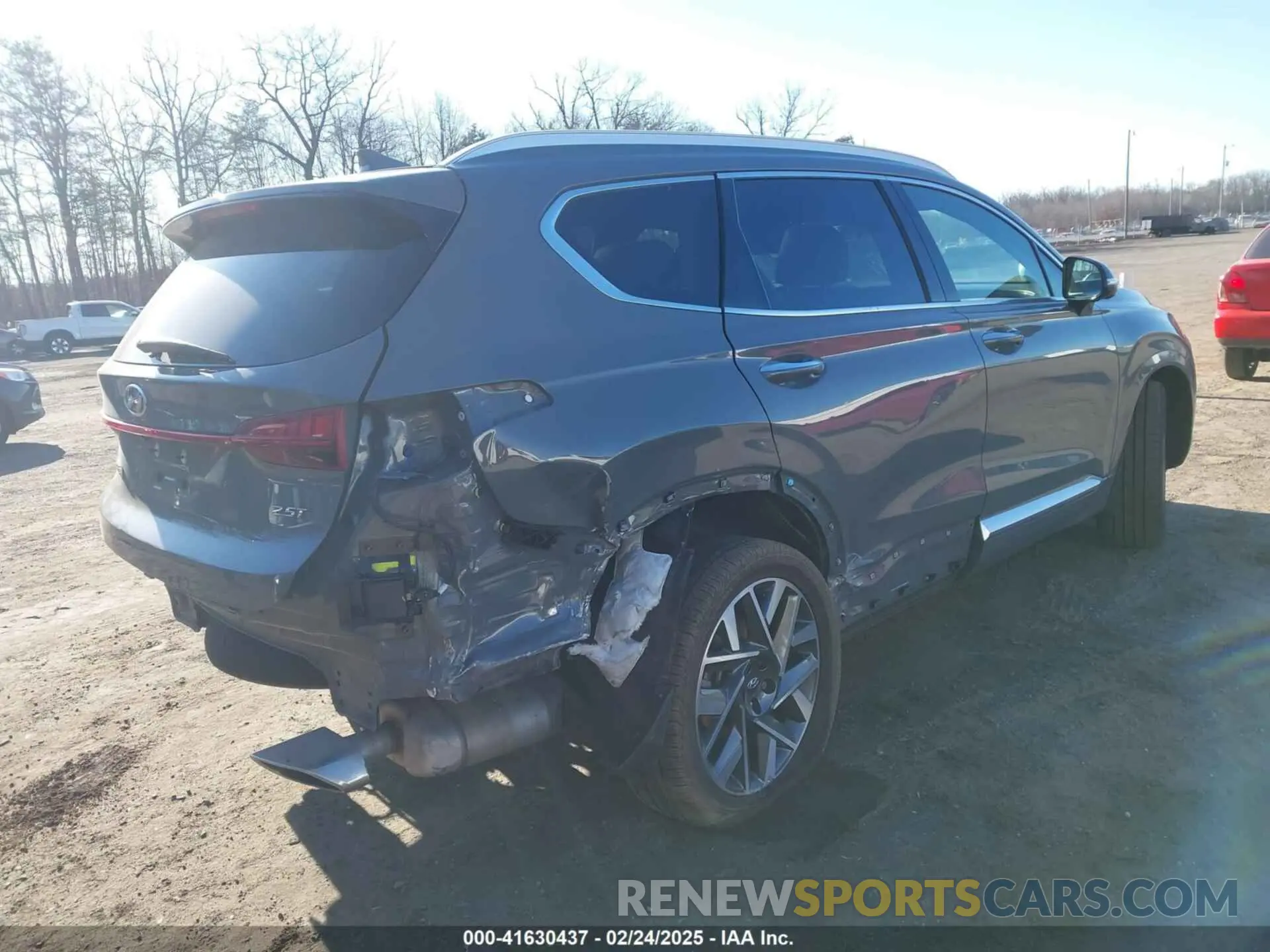 4 fotografías del automóvil dañado 5NMS54AL0PH578829 HYUNDAI SANTA FE 2023