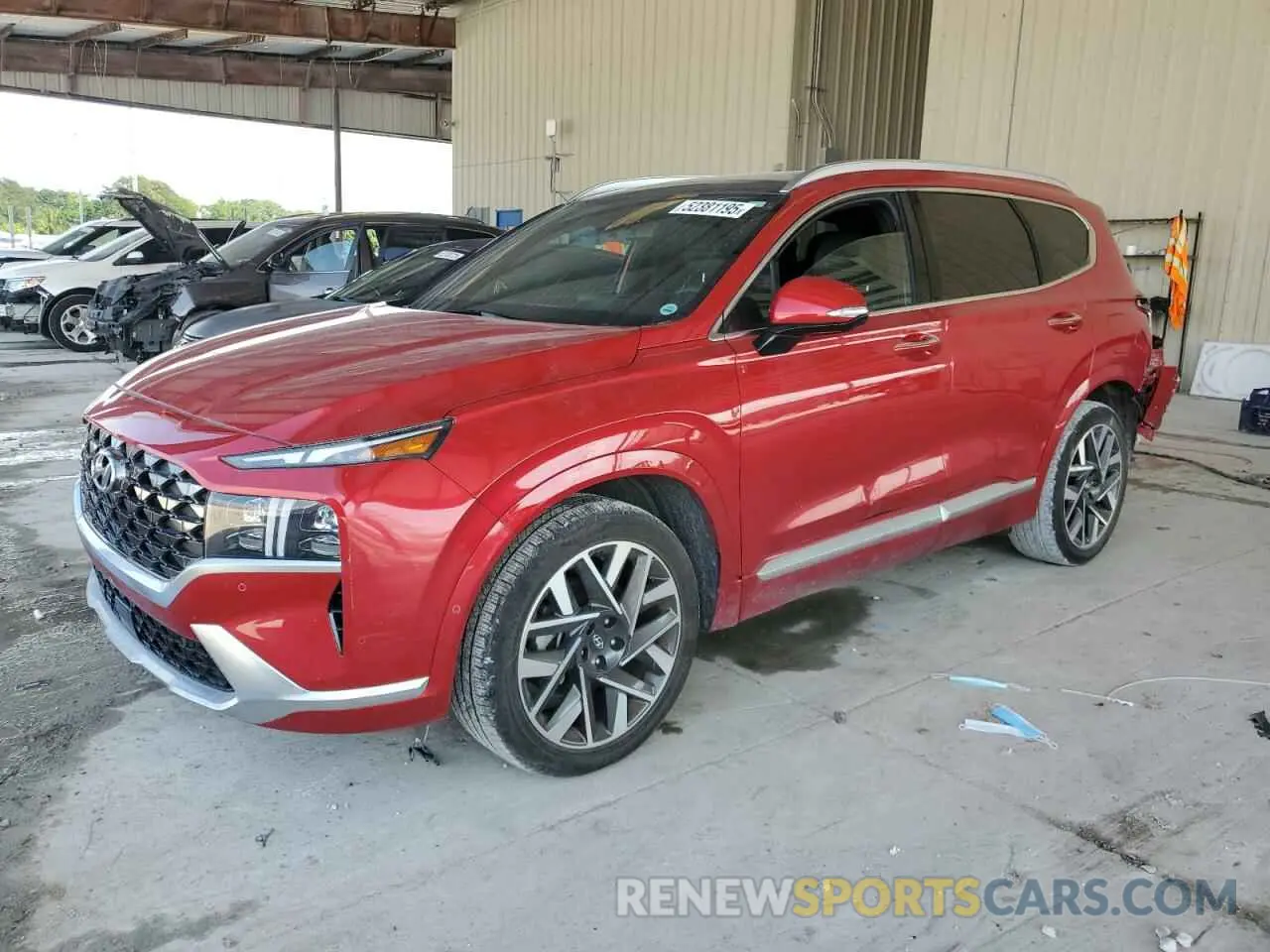 1 fotografías del automóvil dañado 5NMS54AL3PH596449 HYUNDAI SANTA FE 2023