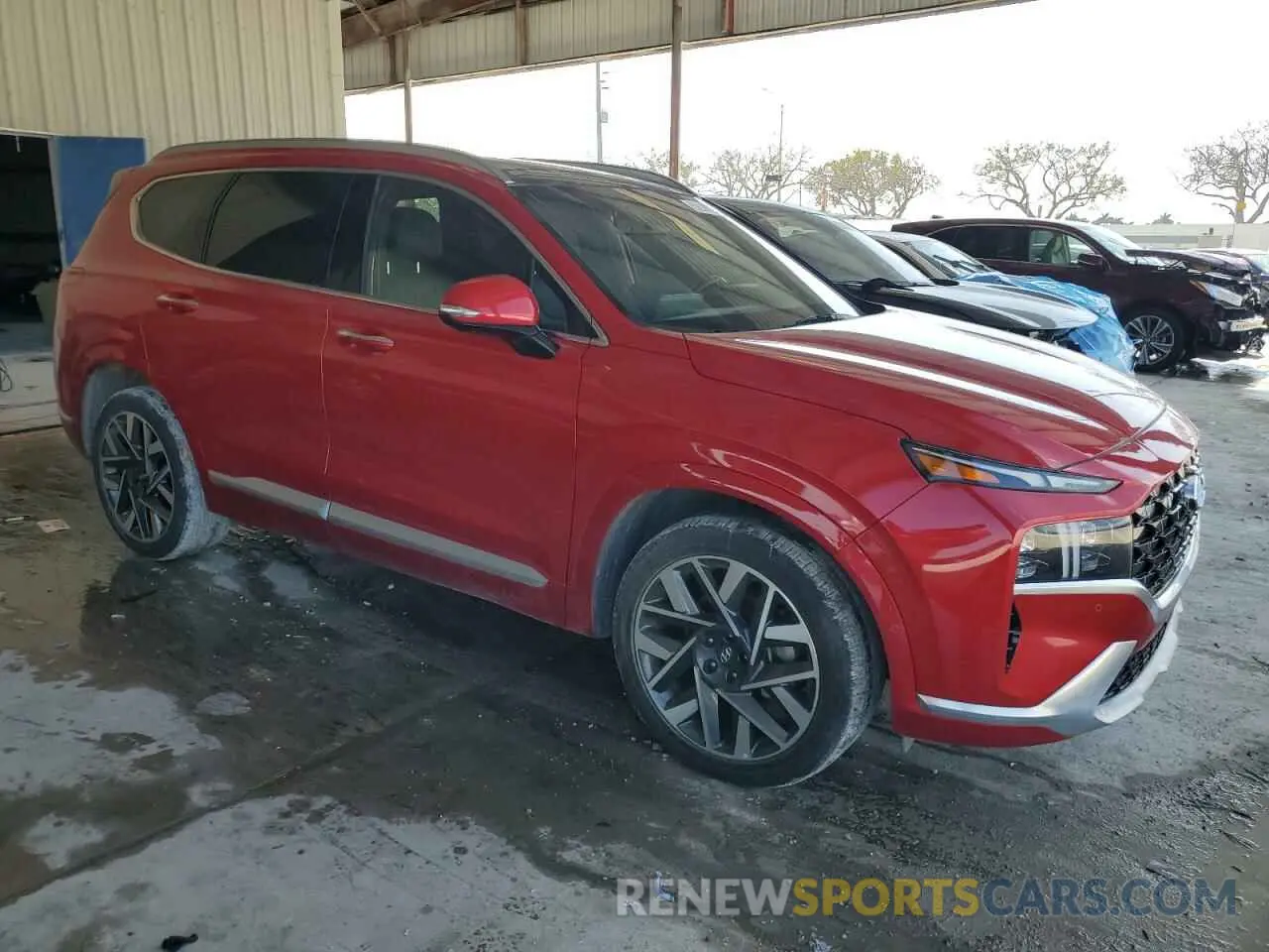 4 fotografías del automóvil dañado 5NMS54AL3PH596449 HYUNDAI SANTA FE 2023