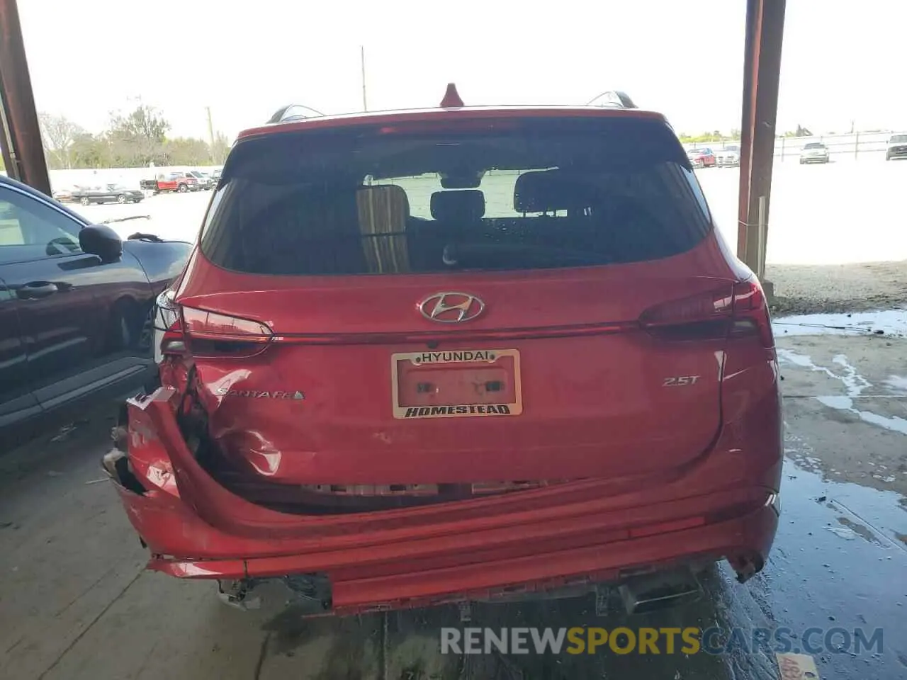 6 fotografías del automóvil dañado 5NMS54AL3PH596449 HYUNDAI SANTA FE 2023