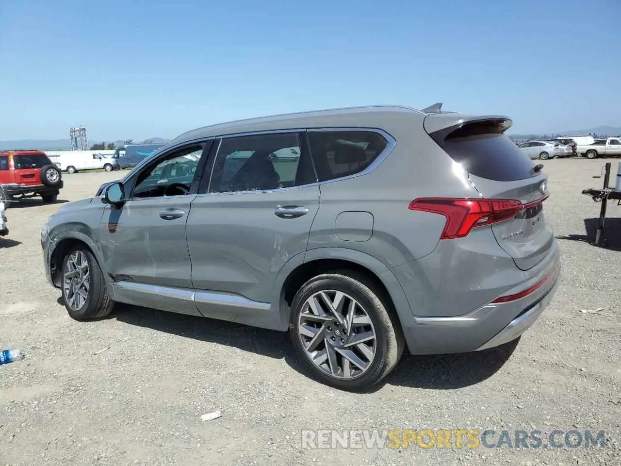 2 fotografías del automóvil dañado 5NMS54AL3PH654561 HYUNDAI SANTA FE 2023