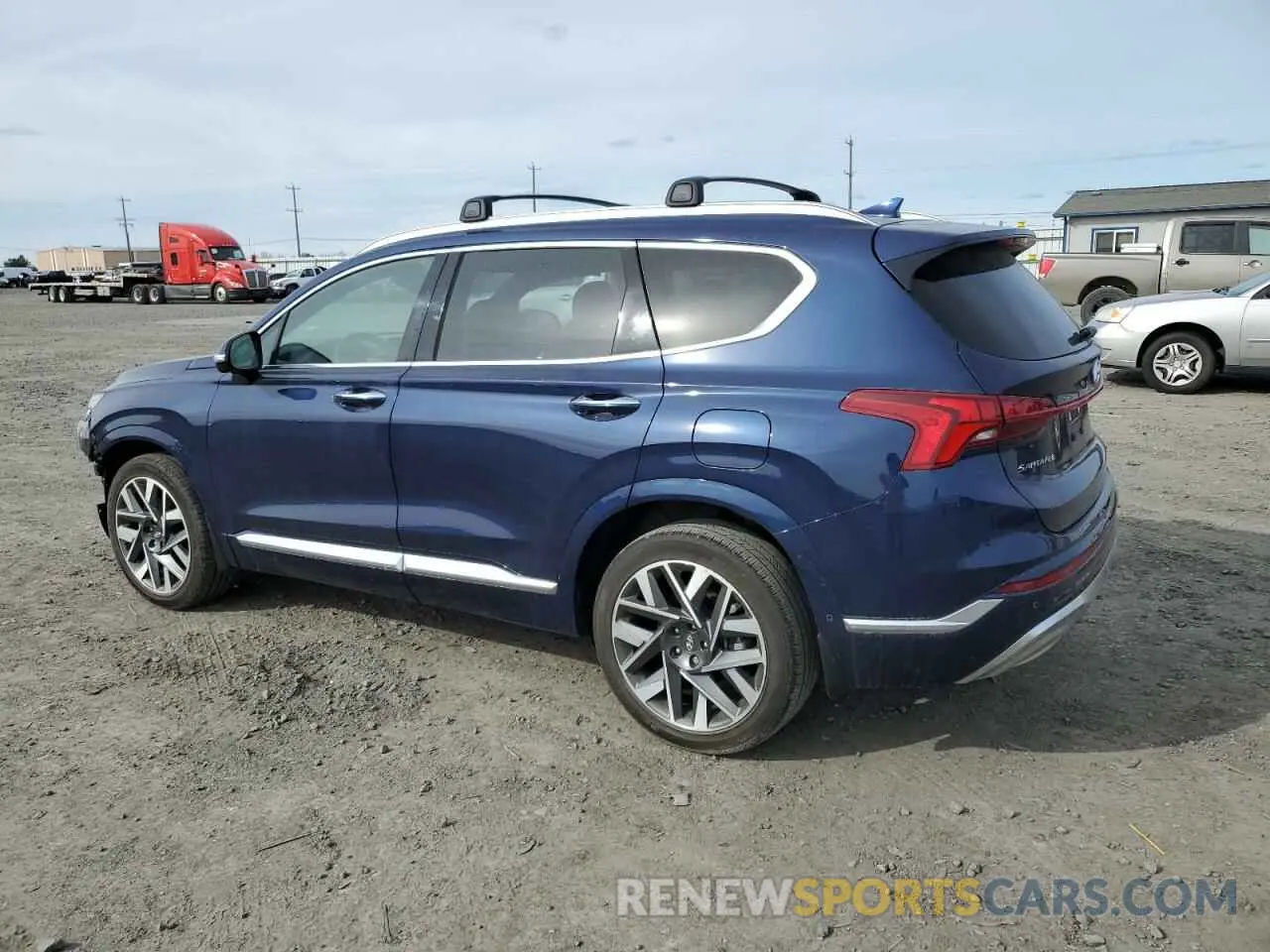 2 fotografías del automóvil dañado 5NMS54AL4PH593947 HYUNDAI SANTA FE 2023