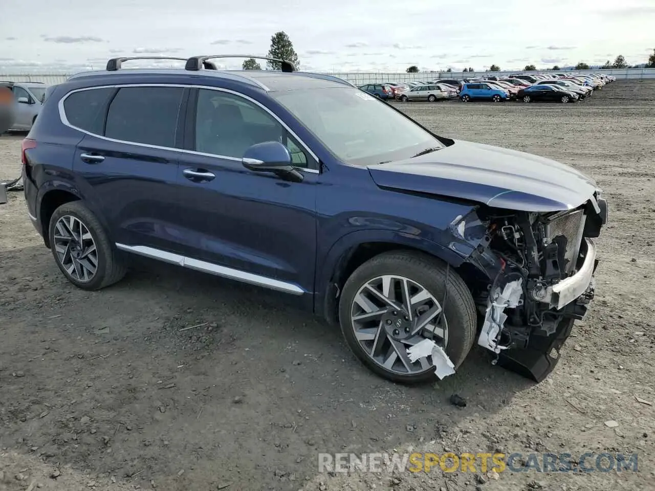 4 fotografías del automóvil dañado 5NMS54AL4PH593947 HYUNDAI SANTA FE 2023