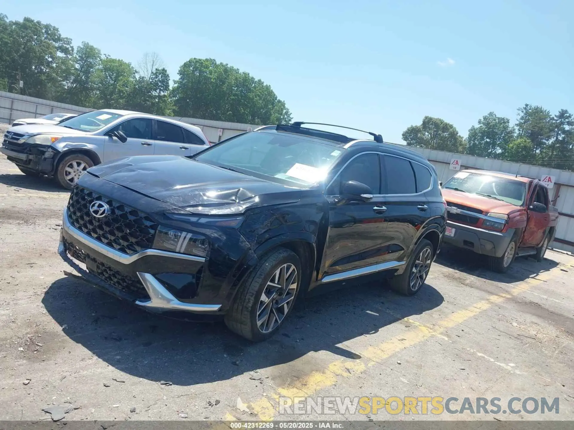 2 fotografías del automóvil dañado 5NMS54AL7PH486794 HYUNDAI SANTA FE 2023