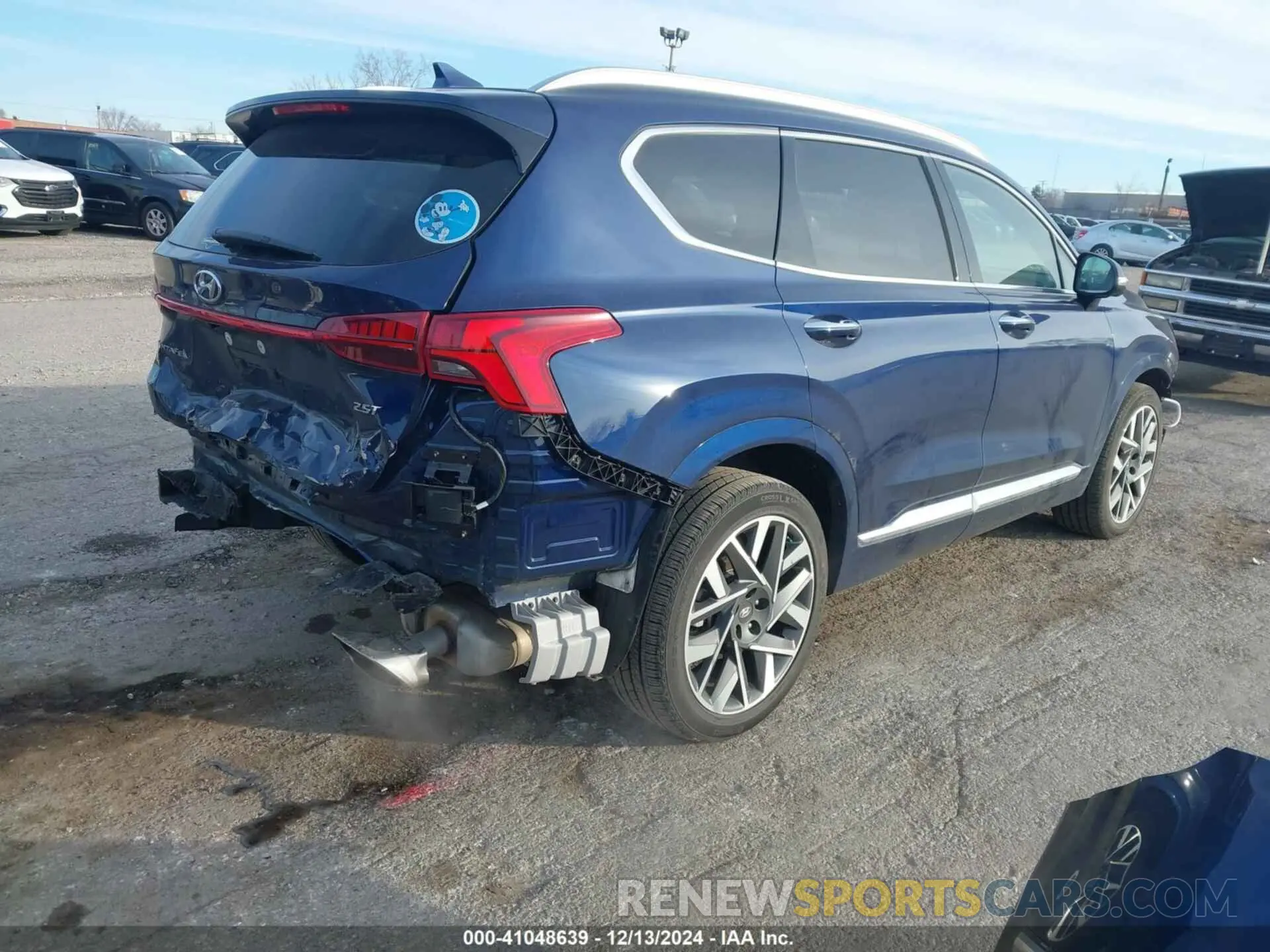 4 fotografías del automóvil dañado 5NMS54AL7PH517820 HYUNDAI SANTA FE 2023