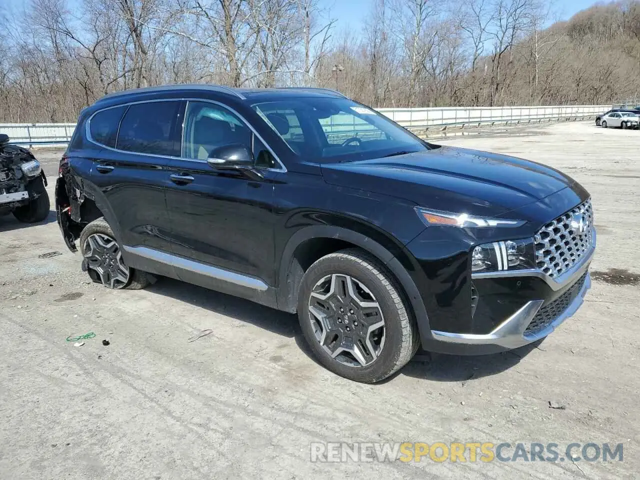 4 fotografías del automóvil dañado 5NMS5DA10PH017741 HYUNDAI SANTA FE 2023