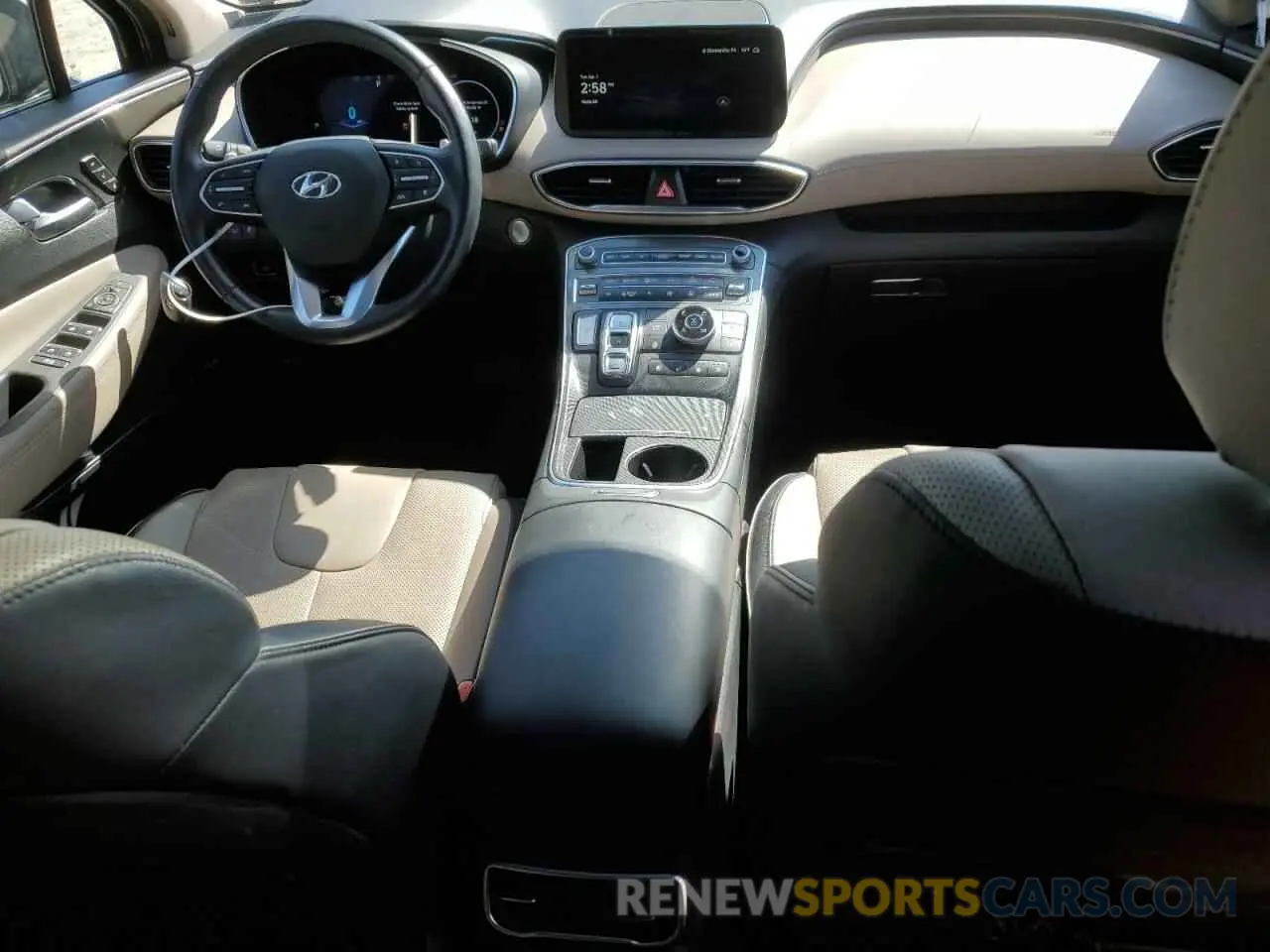 8 fotografías del automóvil dañado 5NMS5DA10PH017741 HYUNDAI SANTA FE 2023