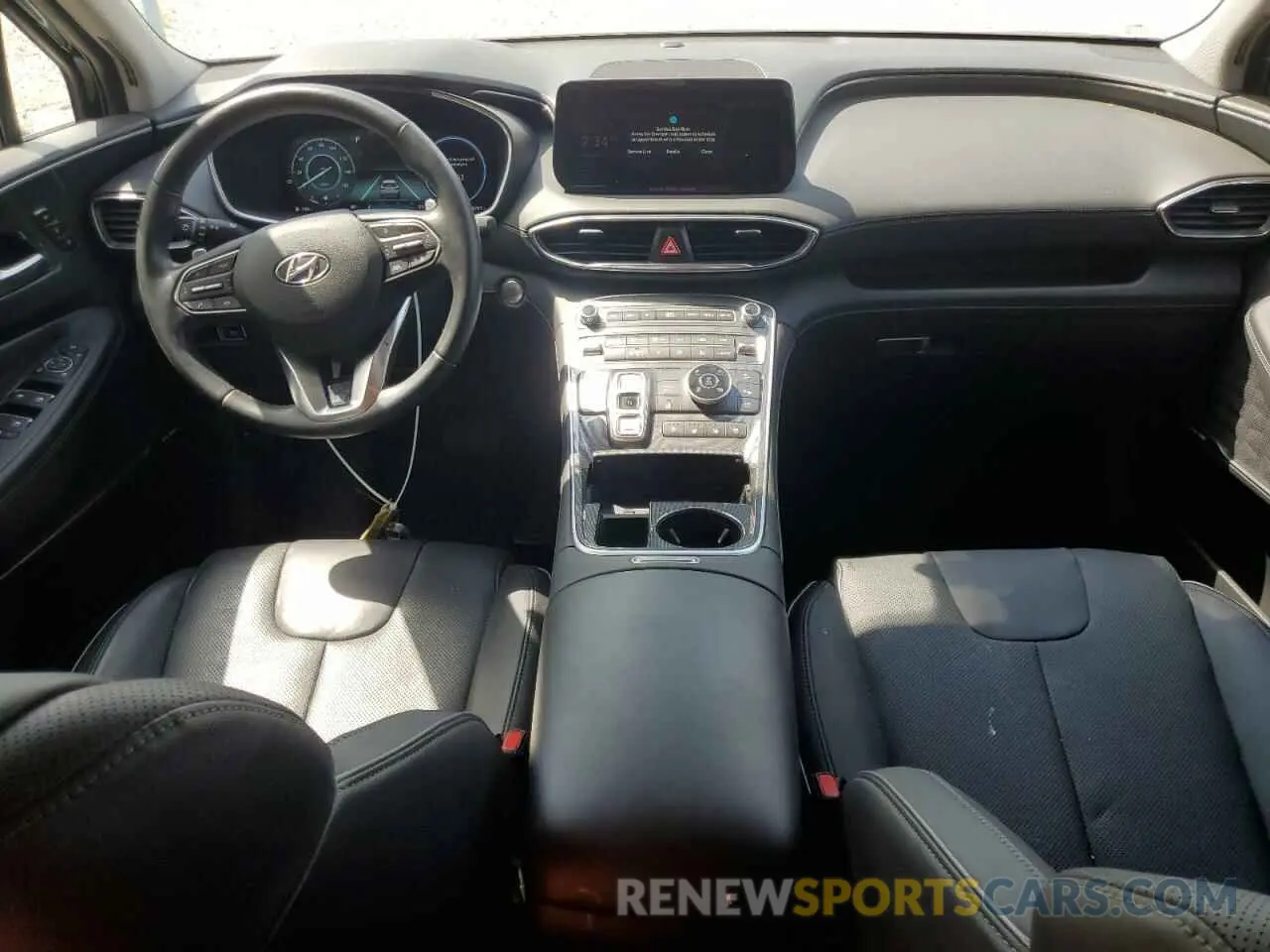 8 fotografías del automóvil dañado 5NMS5DA12PH010306 HYUNDAI SANTA FE 2023