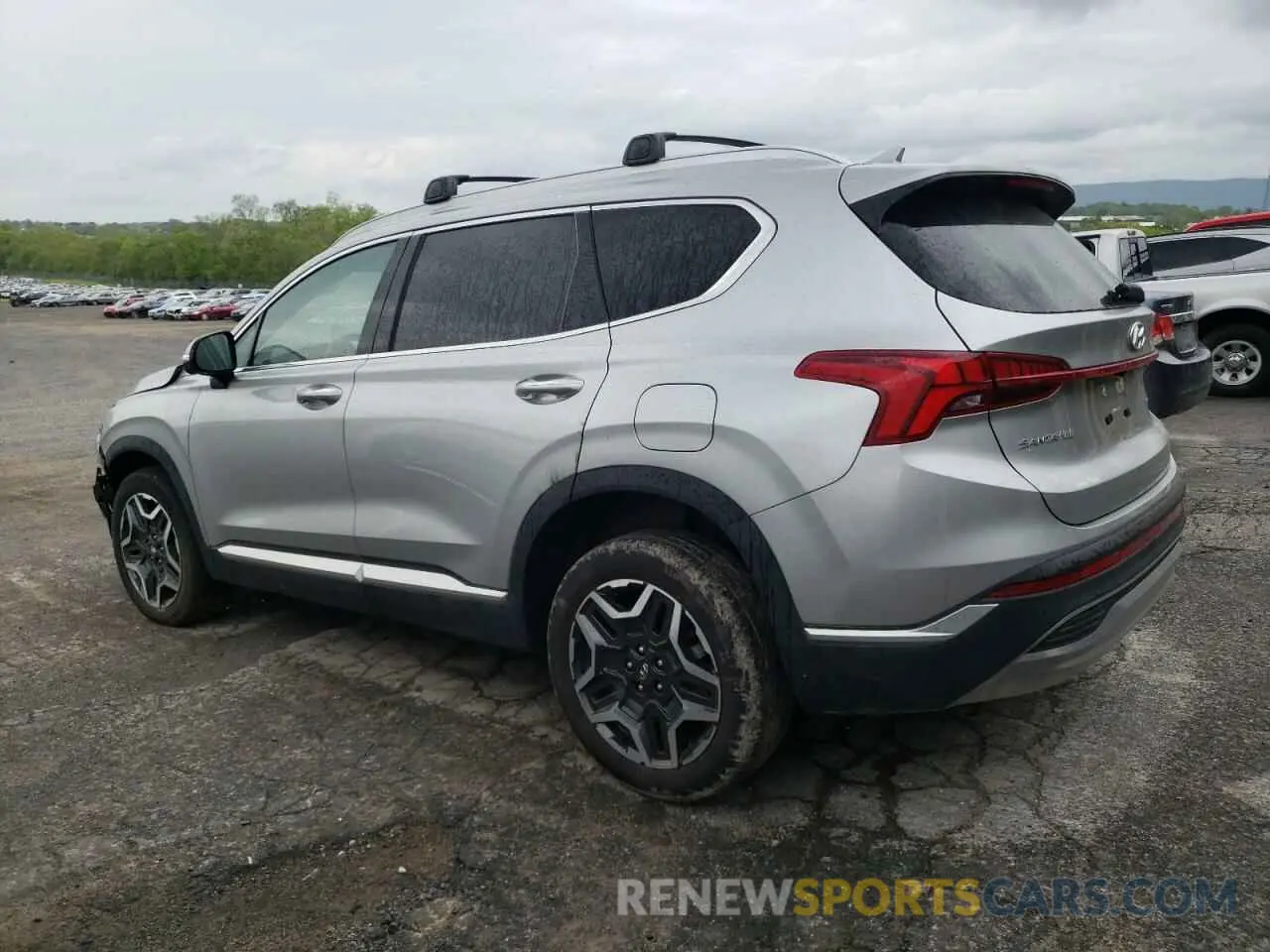 2 fotografías del automóvil dañado 5NMS5DA18PH015350 HYUNDAI SANTA FE 2023