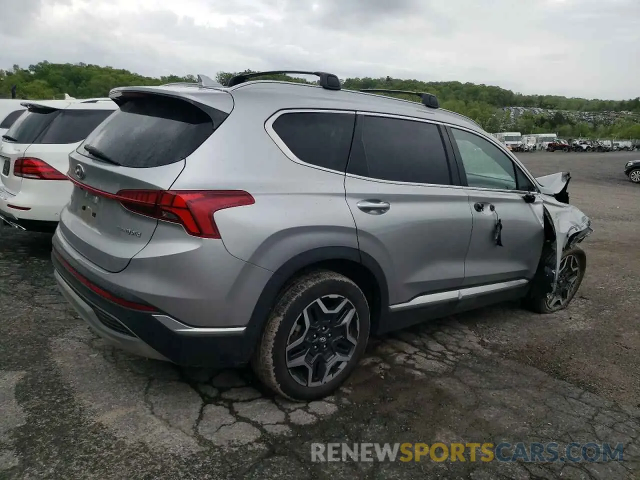 3 fotografías del automóvil dañado 5NMS5DA18PH015350 HYUNDAI SANTA FE 2023