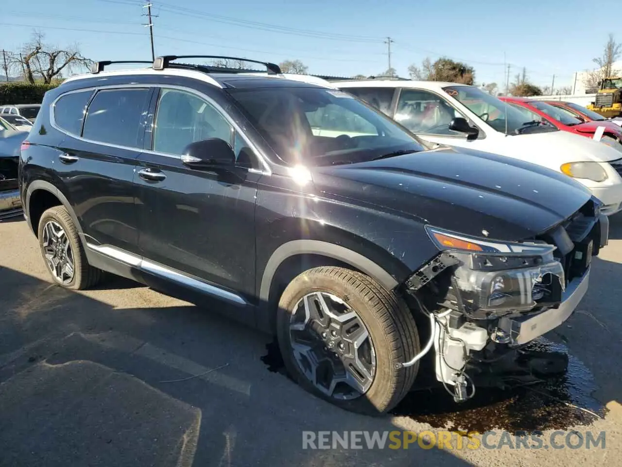 4 fotografías del automóvil dañado 5NMS5DA1XPH001157 HYUNDAI SANTA FE 2023