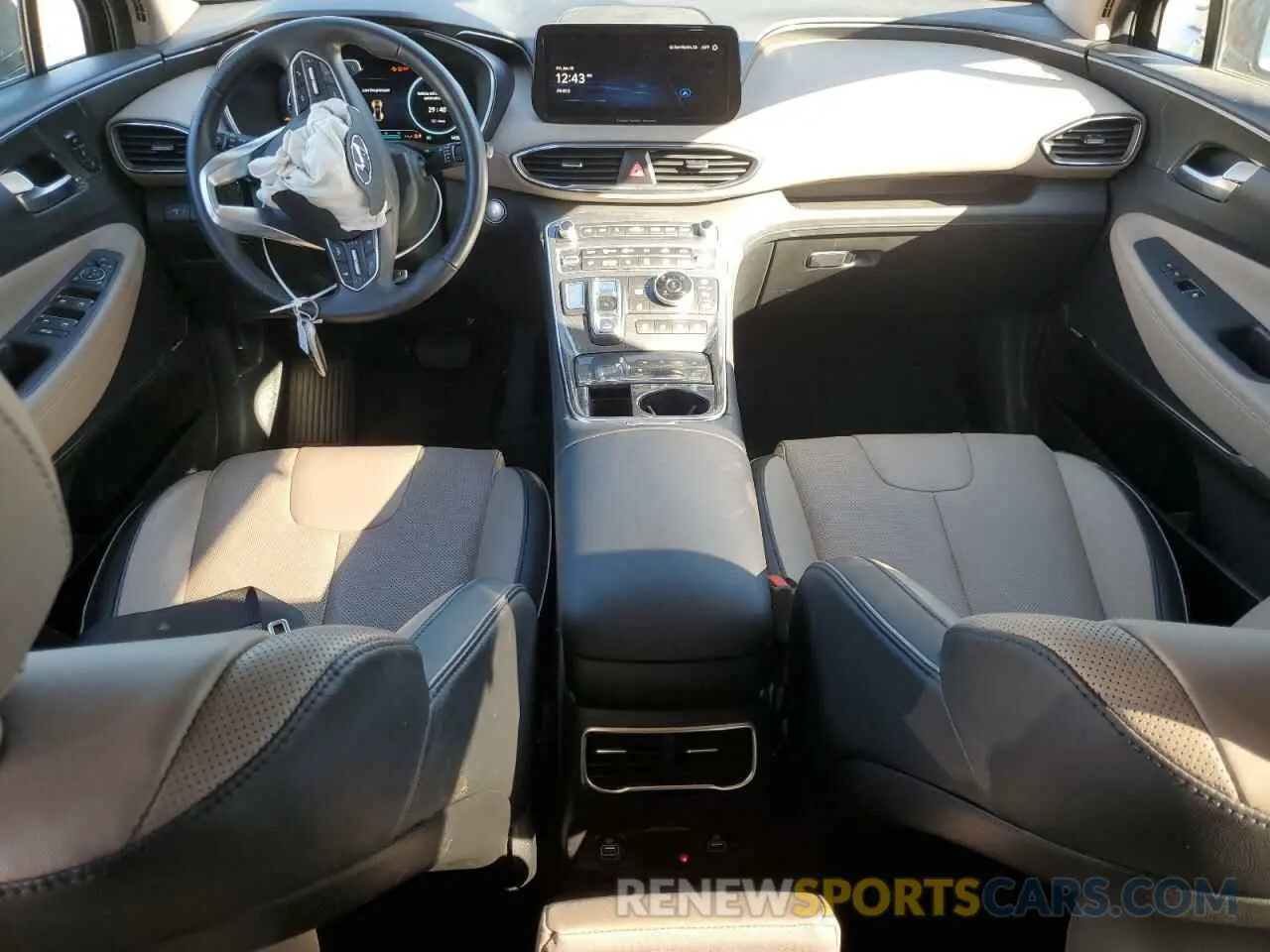 8 fotografías del automóvil dañado 5NMS5DA1XPH001157 HYUNDAI SANTA FE 2023