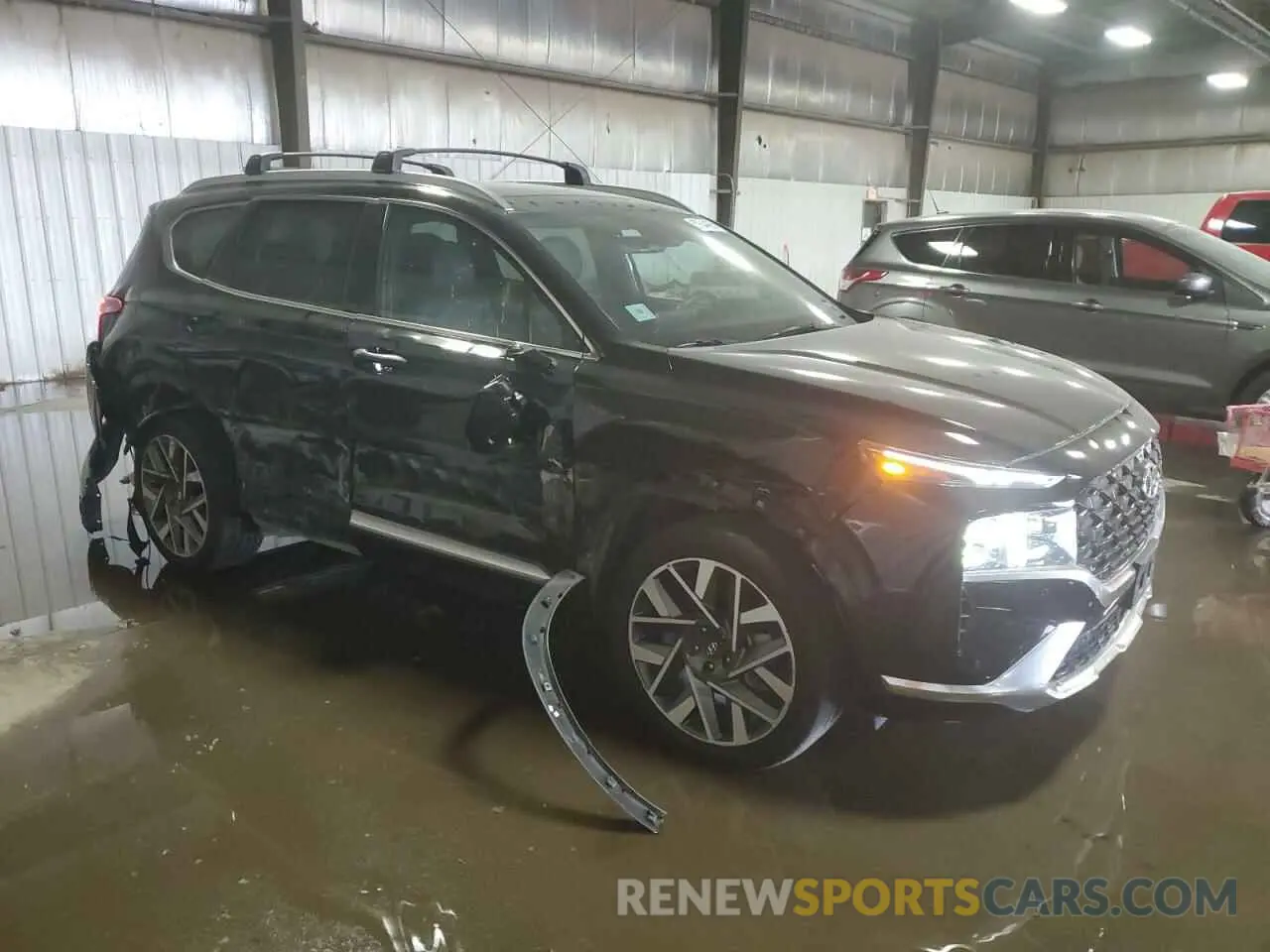 4 fotografías del automóvil dañado 5NMS5DAL0PH507386 HYUNDAI SANTA FE 2023