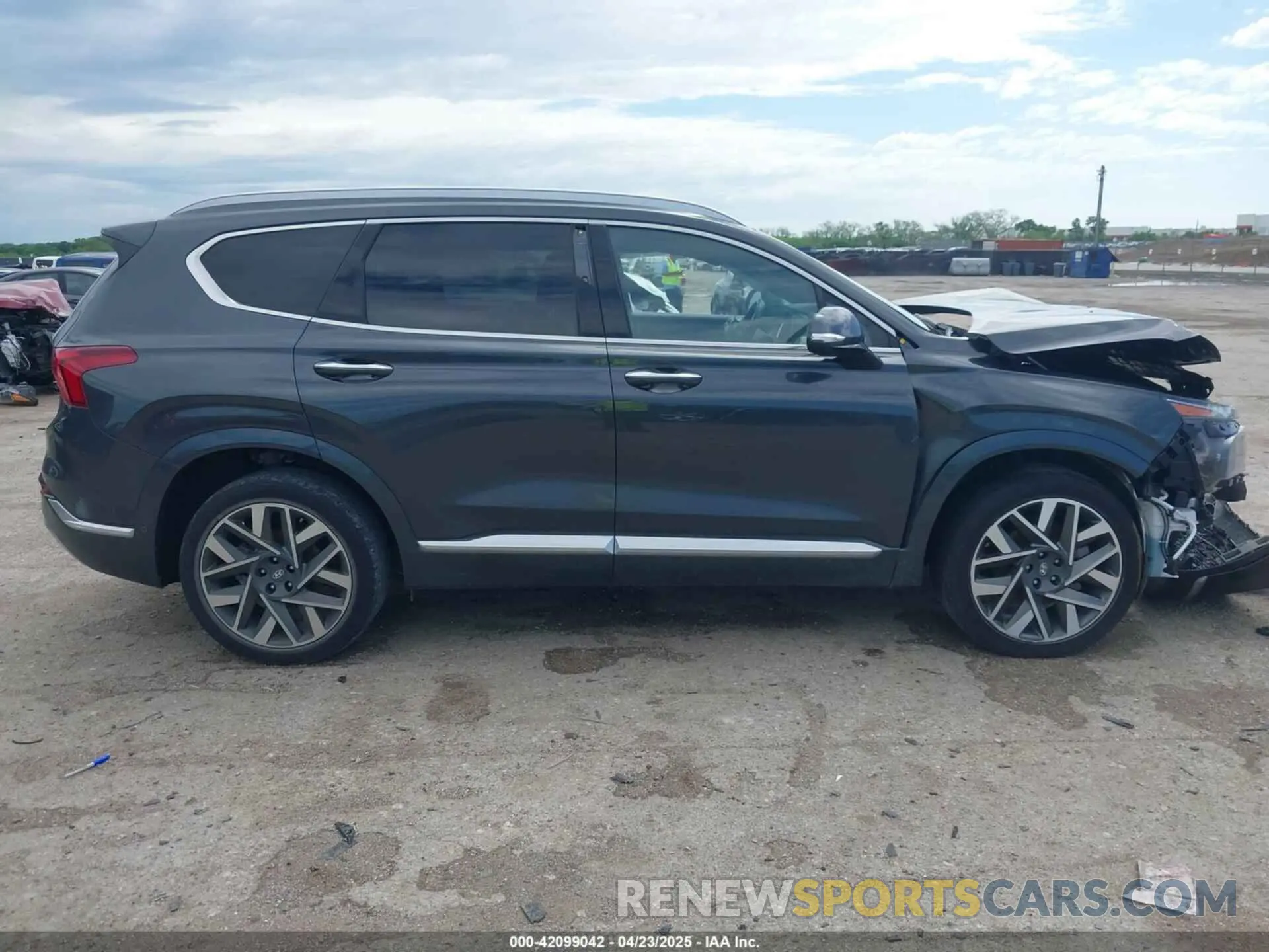 14 fotografías del automóvil dañado 5NMS5DAL1PH492249 HYUNDAI SANTA FE 2023
