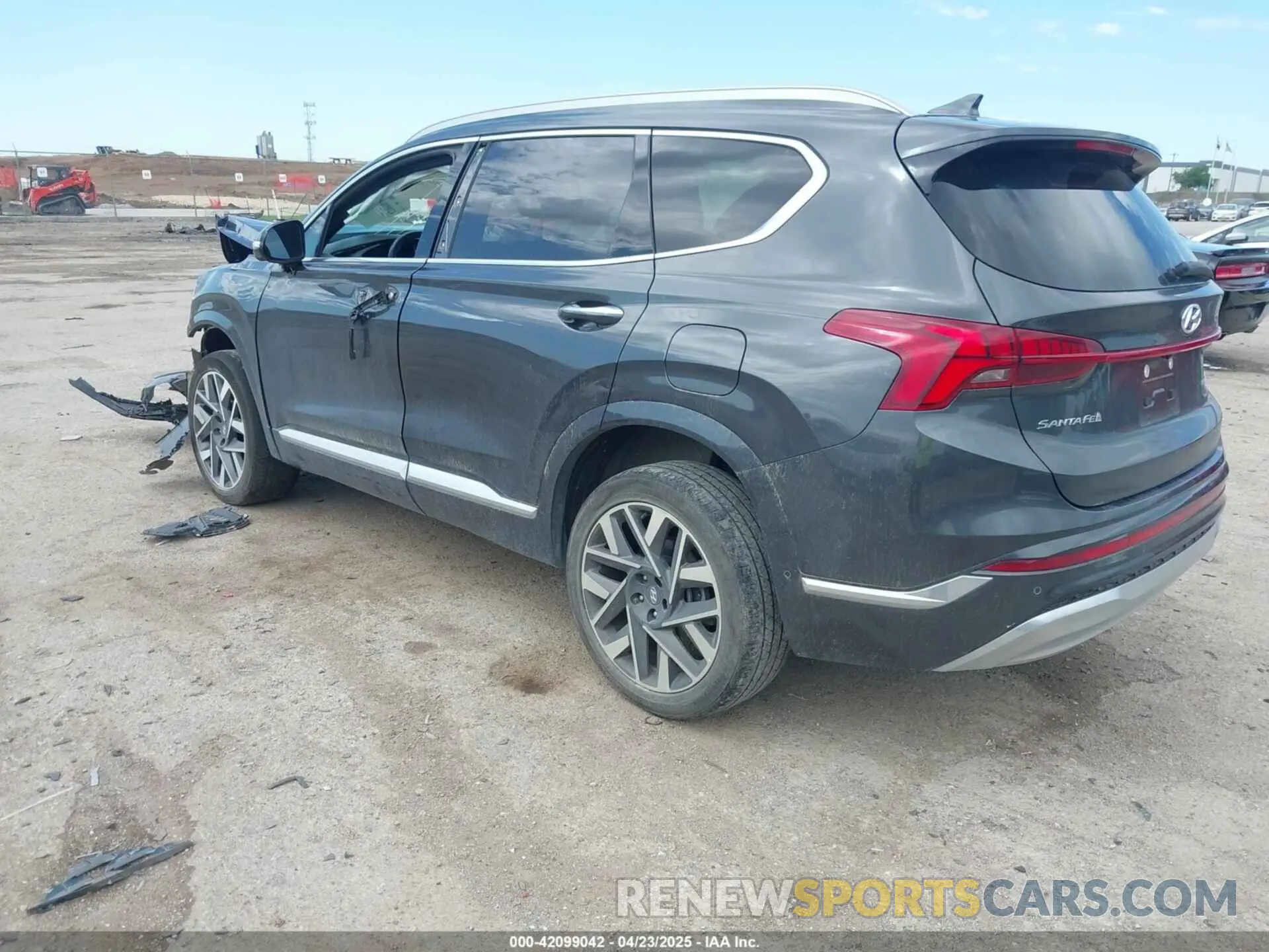 3 fotografías del automóvil dañado 5NMS5DAL1PH492249 HYUNDAI SANTA FE 2023