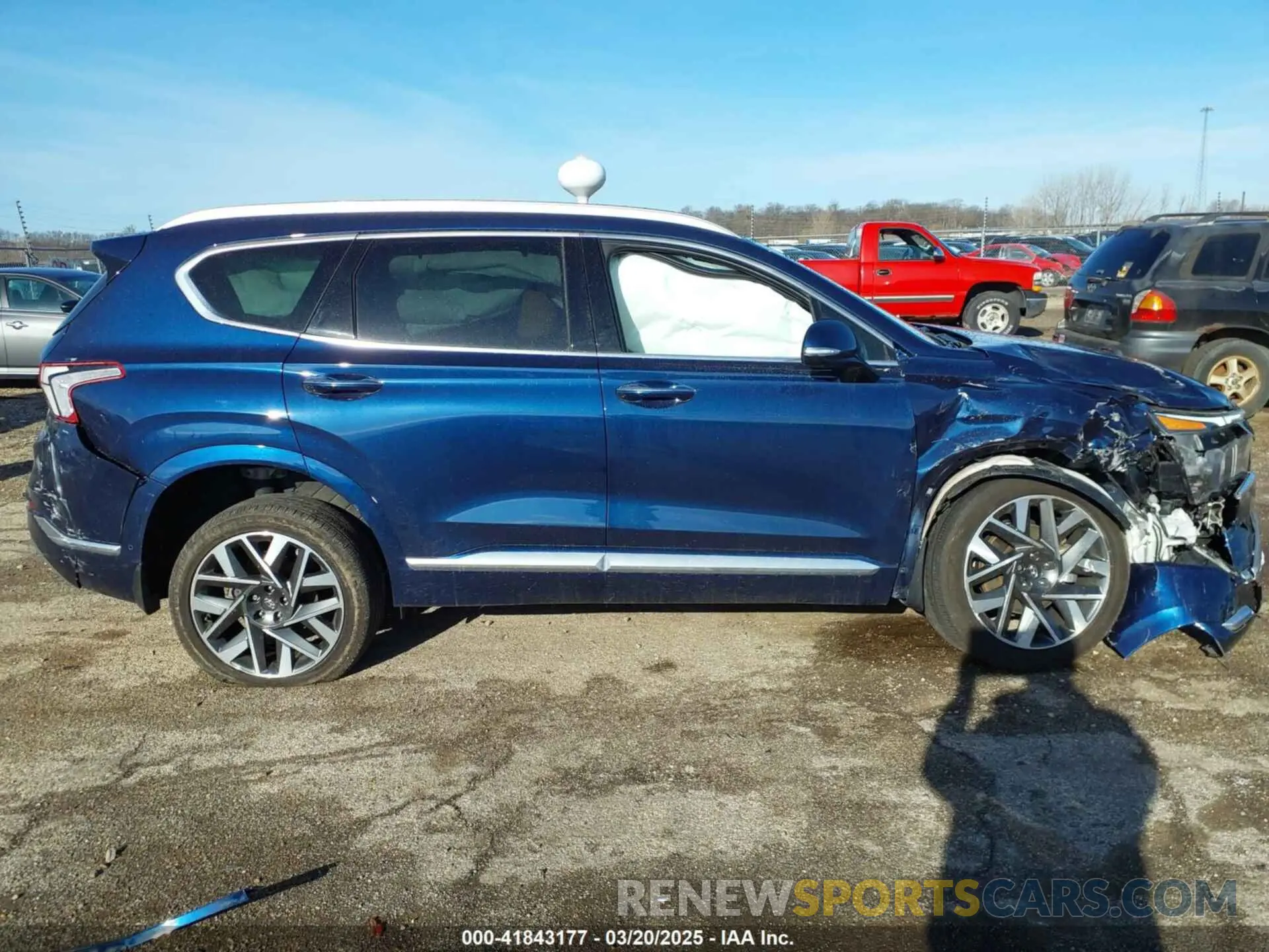 14 fotografías del automóvil dañado 5NMS5DAL2PH514694 HYUNDAI SANTA FE 2023