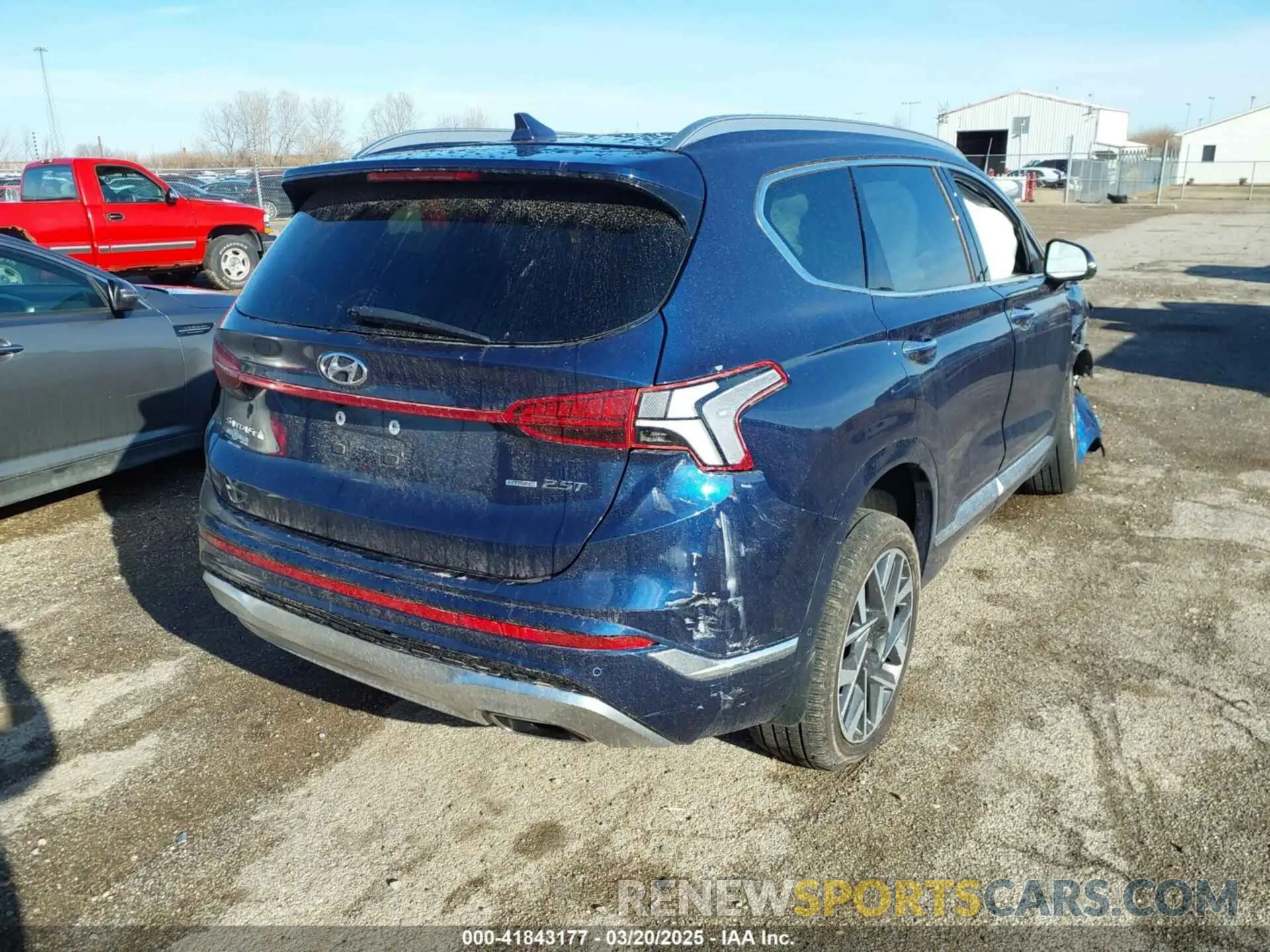 4 fotografías del automóvil dañado 5NMS5DAL2PH514694 HYUNDAI SANTA FE 2023