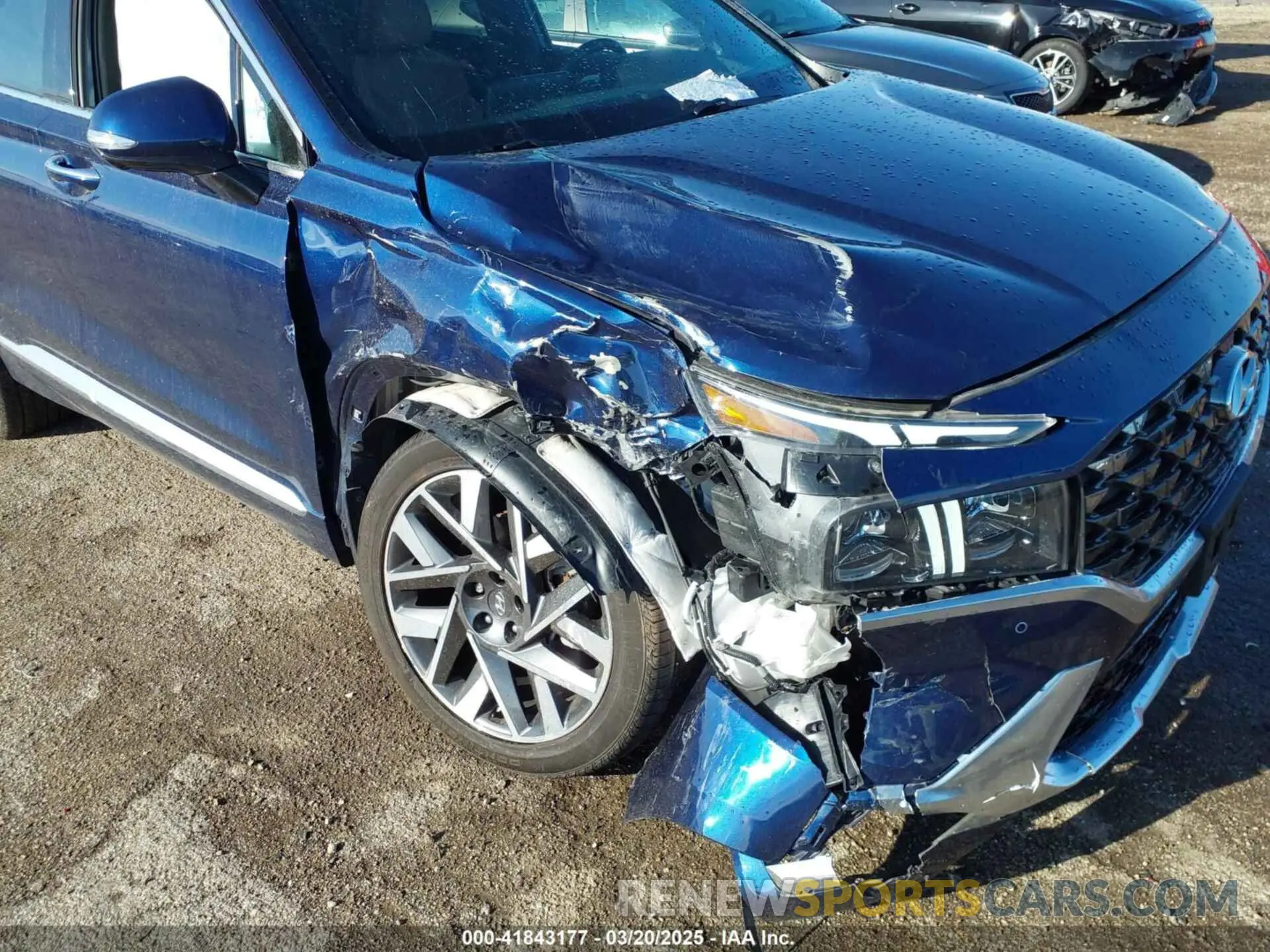 6 fotografías del automóvil dañado 5NMS5DAL2PH514694 HYUNDAI SANTA FE 2023
