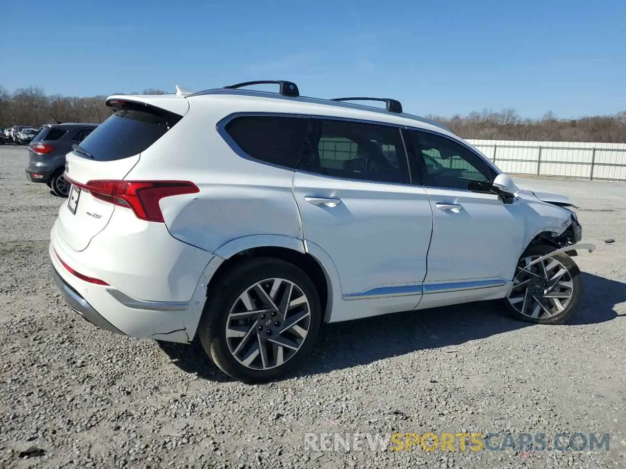 3 fotografías del automóvil dañado 5NMS5DAL2PH640456 HYUNDAI SANTA FE 2023