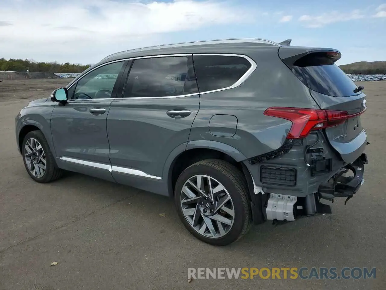 2 fotografías del automóvil dañado 5NMS5DAL3PH658531 HYUNDAI SANTA FE 2023