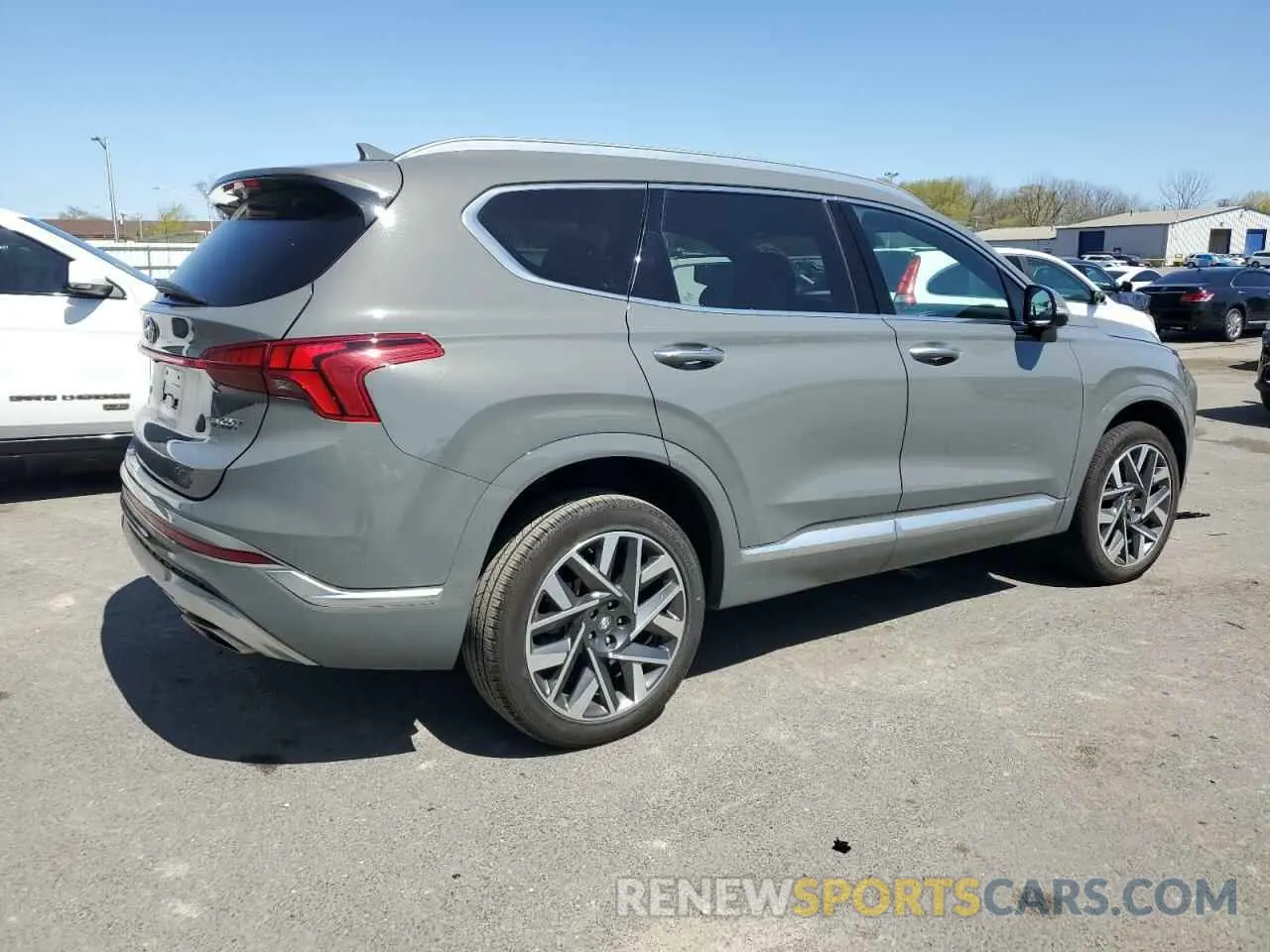 3 fotografías del automóvil dañado 5NMS5DAL4PH498983 HYUNDAI SANTA FE 2023