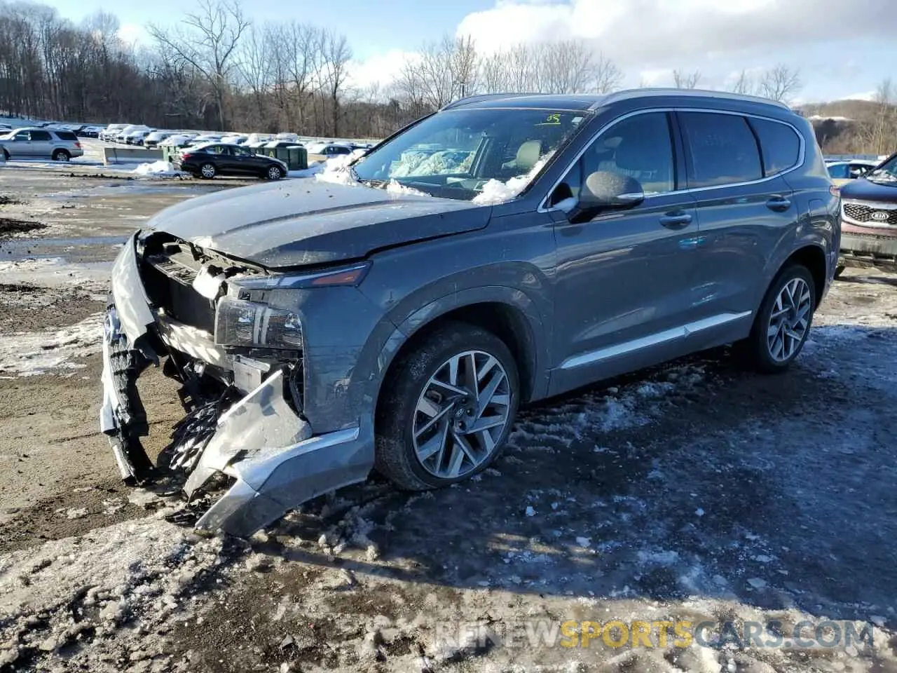 1 fotografías del automóvil dañado 5NMS5DAL6PH575630 HYUNDAI SANTA FE 2023