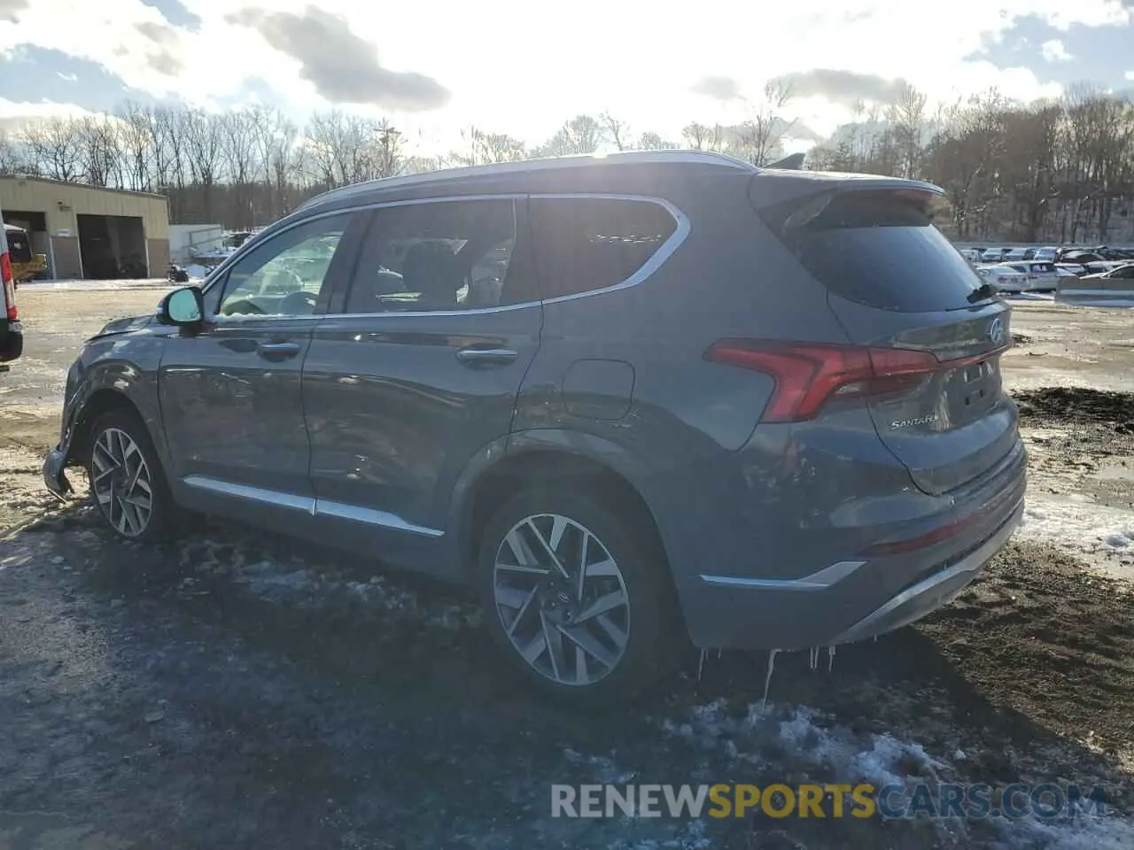 2 fotografías del automóvil dañado 5NMS5DAL6PH575630 HYUNDAI SANTA FE 2023