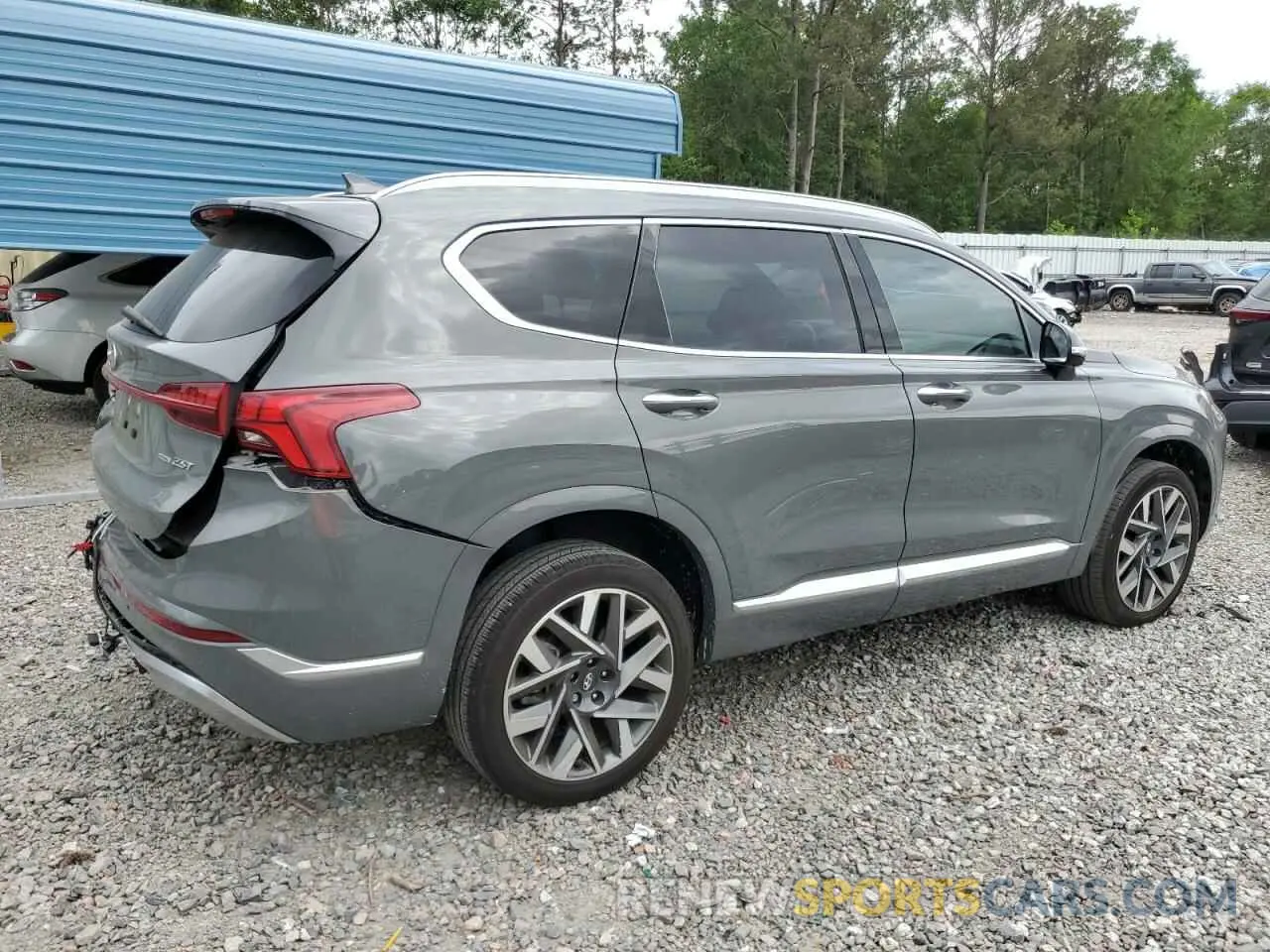 3 fotografías del automóvil dañado 5NMS5DAL6PH658460 HYUNDAI SANTA FE 2023