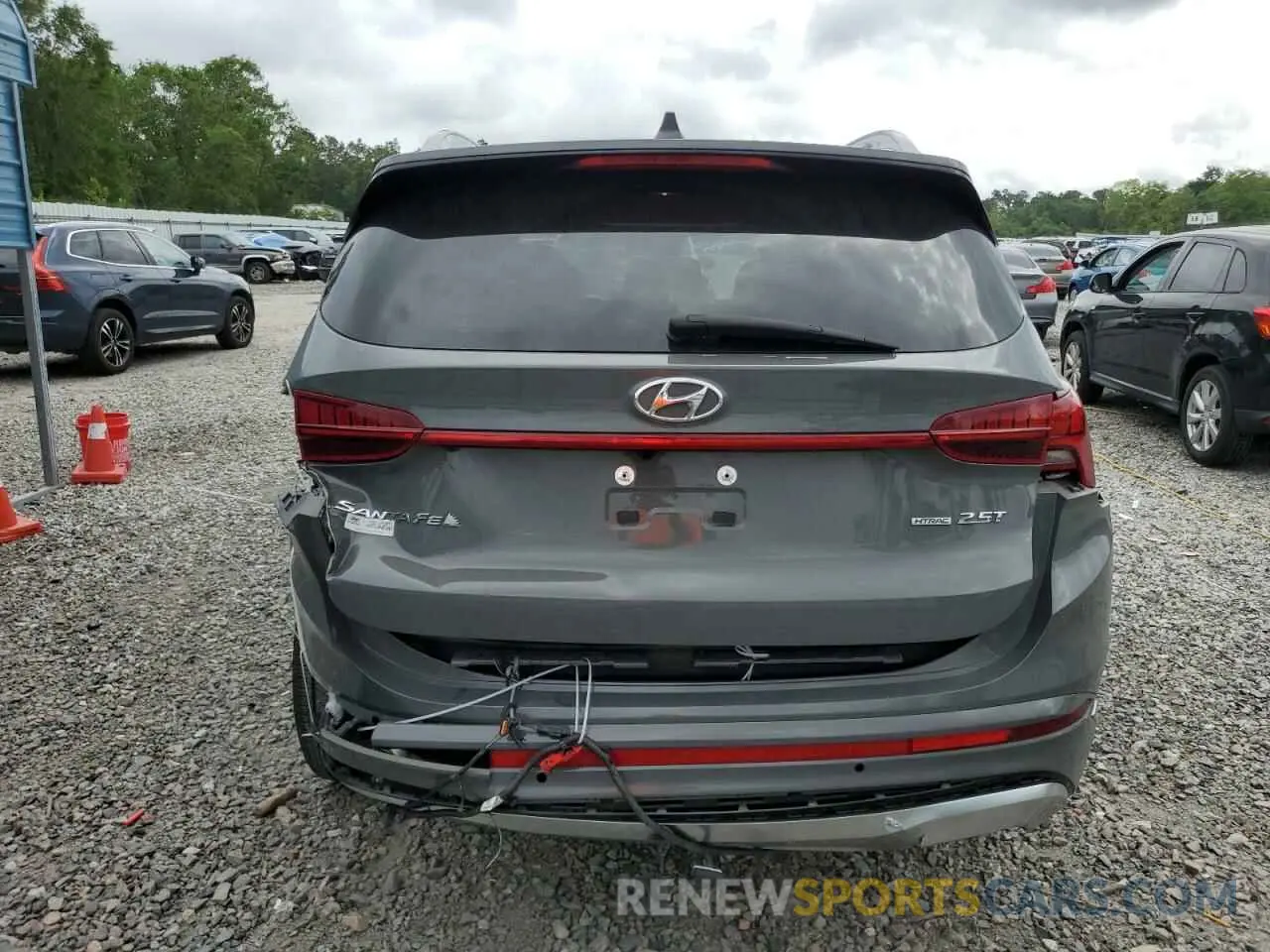 6 fotografías del automóvil dañado 5NMS5DAL6PH658460 HYUNDAI SANTA FE 2023