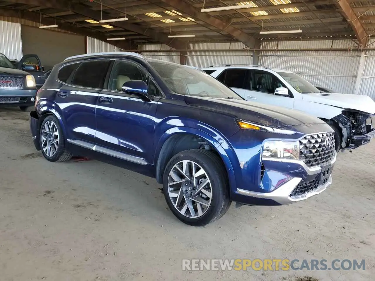4 fotografías del automóvil dañado 5NMS5DAL8PH558179 HYUNDAI SANTA FE 2023