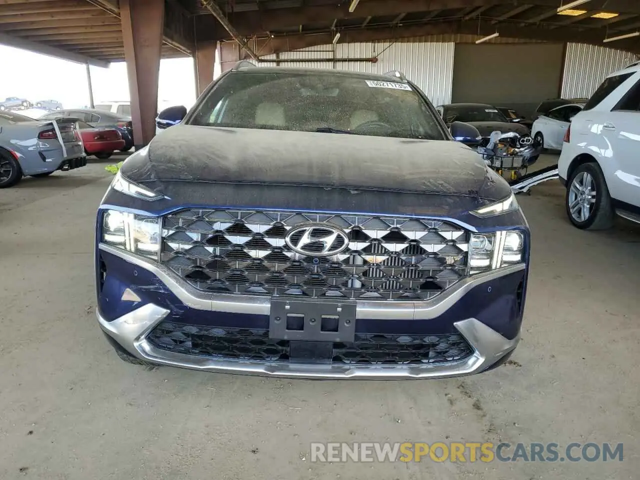 5 fotografías del automóvil dañado 5NMS5DAL8PH558179 HYUNDAI SANTA FE 2023
