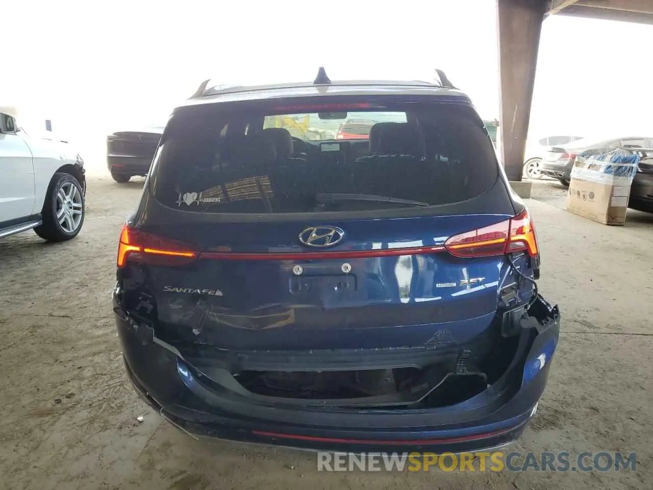 6 fotografías del automóvil dañado 5NMS5DAL8PH558179 HYUNDAI SANTA FE 2023