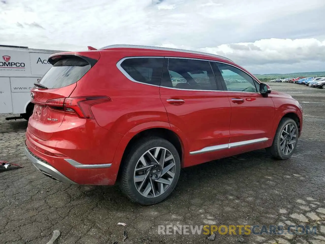 3 fotografías del automóvil dañado 5NMS5DAL9PH516443 HYUNDAI SANTA FE 2023