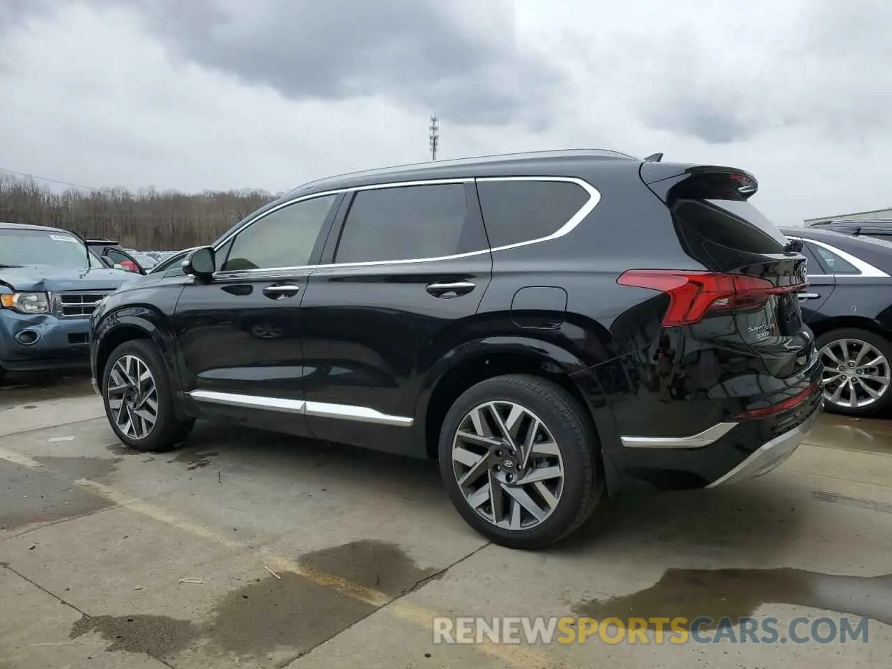 2 fotografías del automóvil dañado 5NMS5DALXPH633450 HYUNDAI SANTA FE 2023