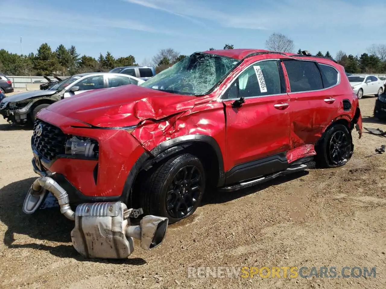 1 fotografías del automóvil dañado 5NMS64AJ2PH491770 HYUNDAI SANTA FE 2023
