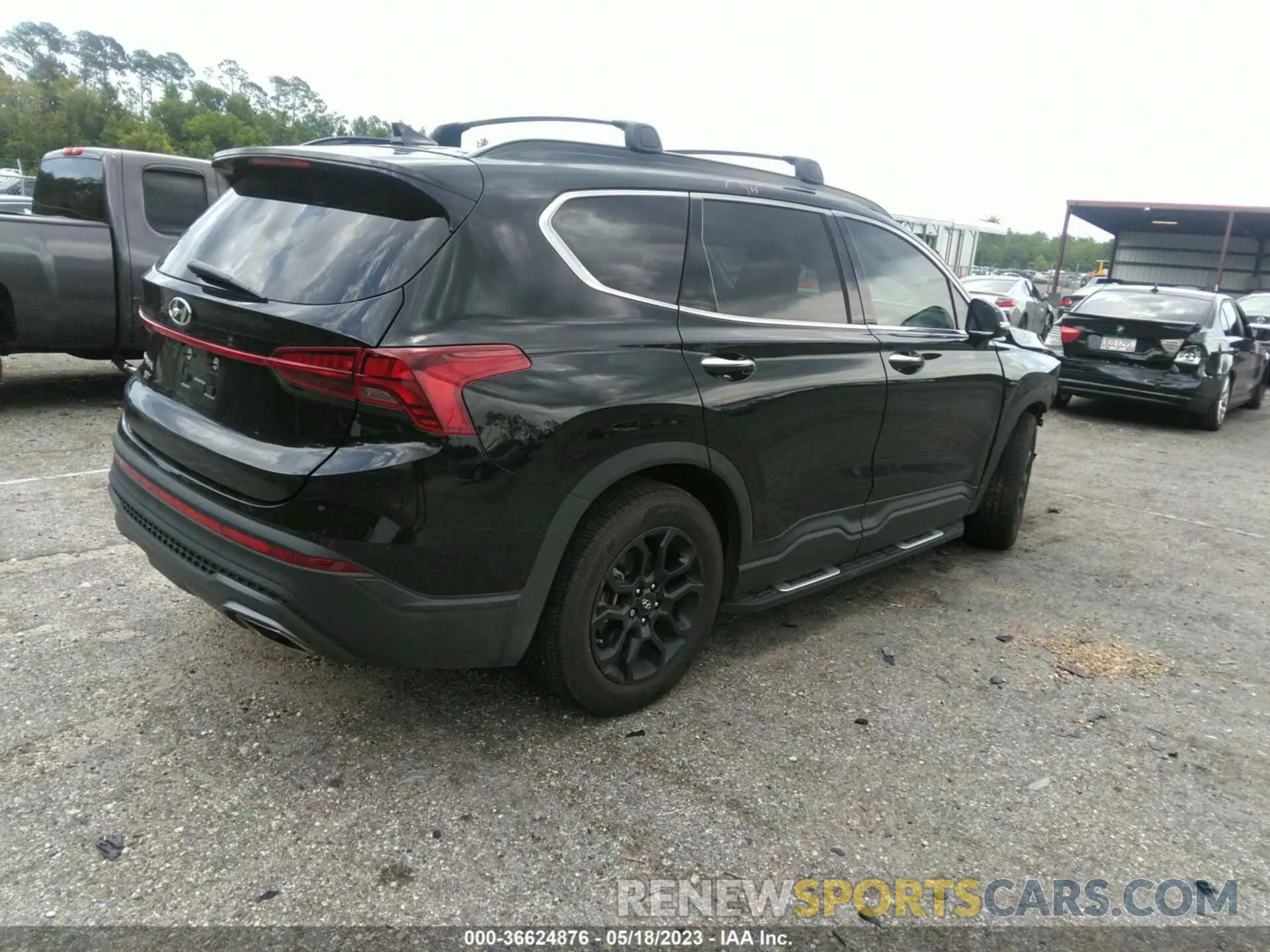 4 fotografías del automóvil dañado 5NMS64AJ5PH520324 HYUNDAI SANTA FE 2023