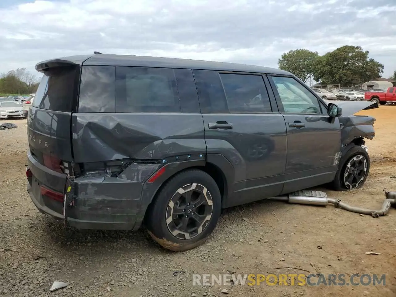 3 fotografías del automóvil dañado 5NMP14GL5RH050344 HYUNDAI SANTA FE 2024