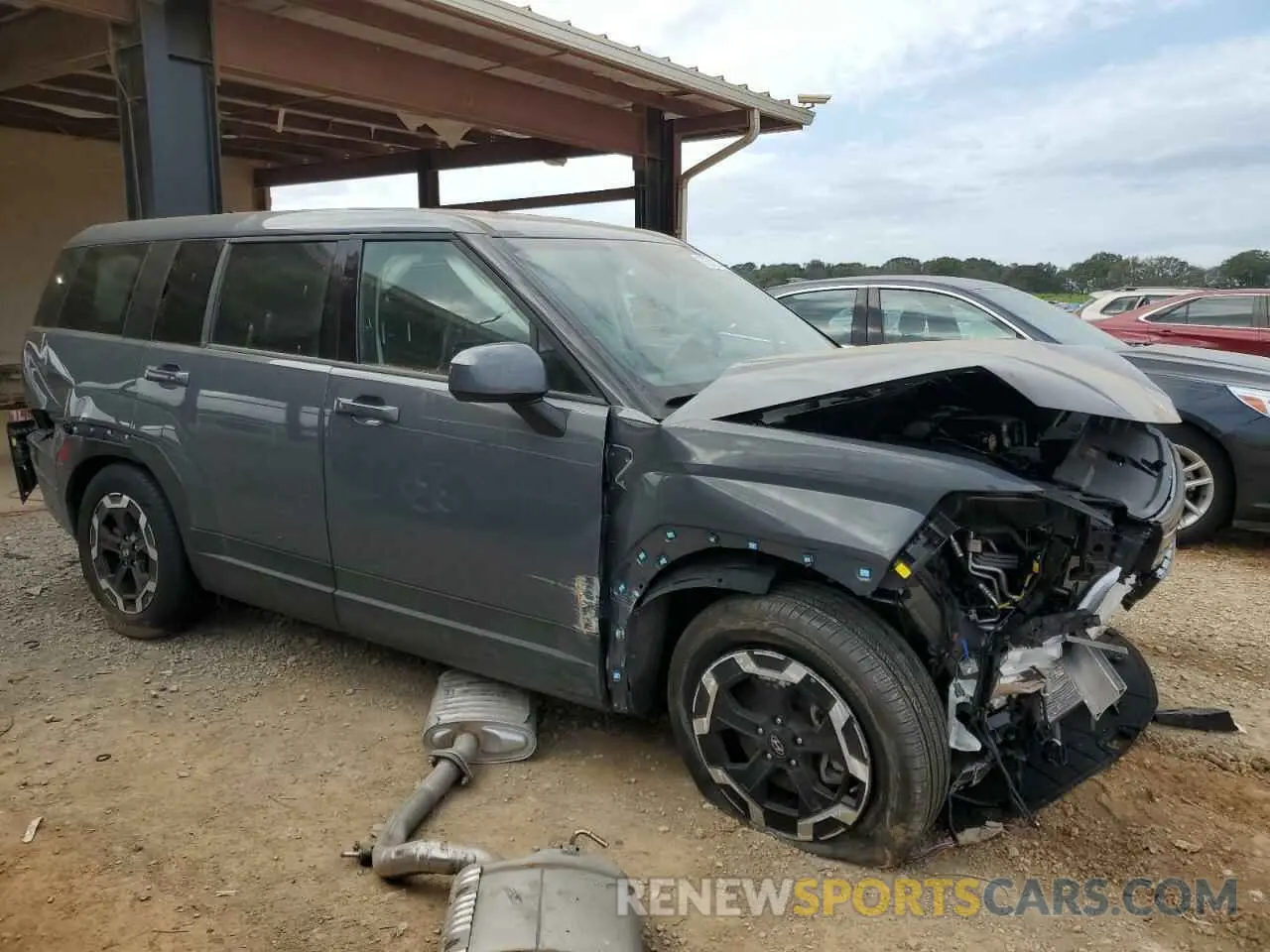 4 fotografías del automóvil dañado 5NMP14GL5RH050344 HYUNDAI SANTA FE 2024