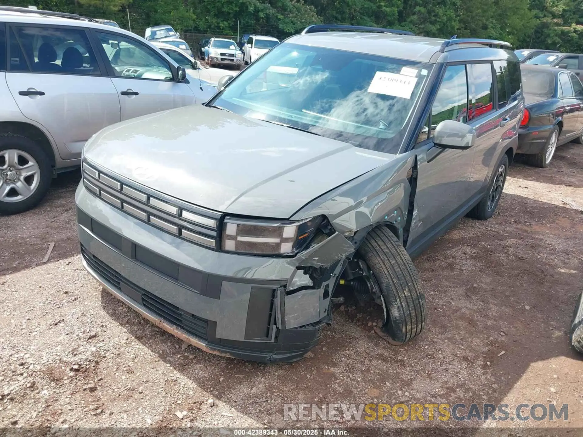 2 fotografías del automóvil dañado 5NMP24GLXRH062812 HYUNDAI SANTA FE 2024