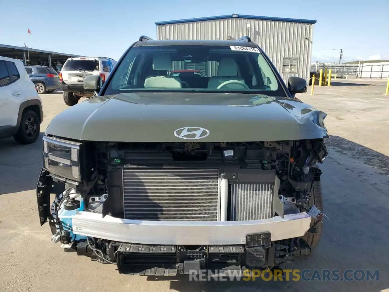 5 fotografías del automóvil dañado 5NMP3DG19RH016657 HYUNDAI SANTA FE 2024
