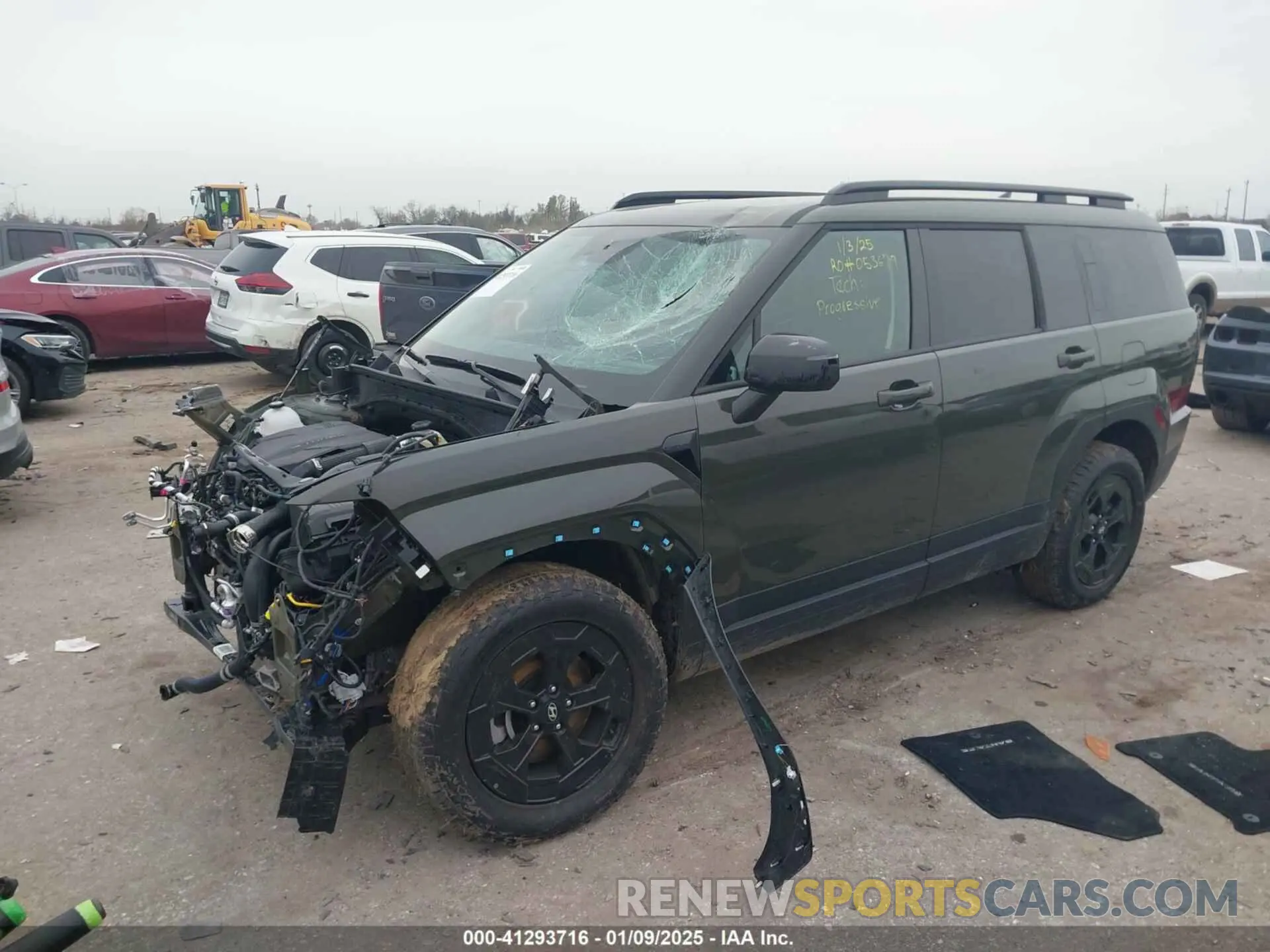 2 fotografías del automóvil dañado 5NMP3DGL4RH053679 HYUNDAI SANTA FE 2024