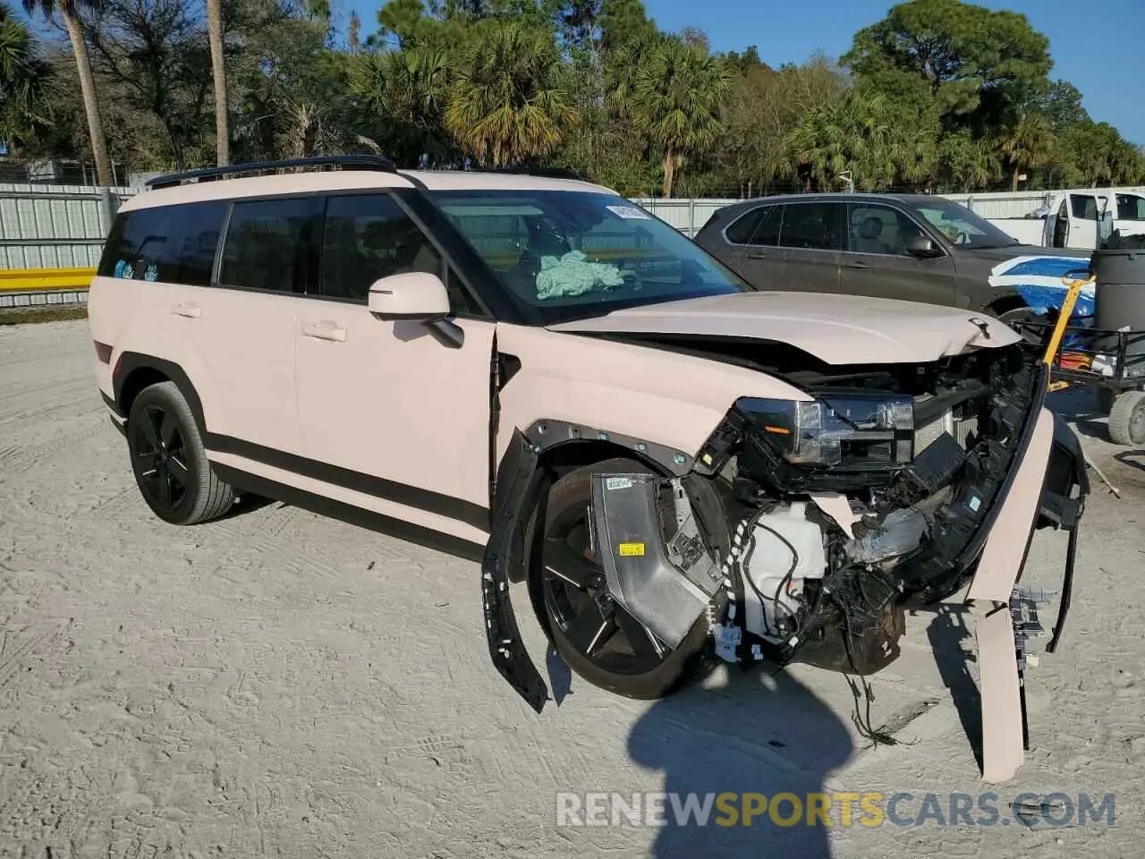 4 fotografías del automóvil dañado 5NMP44GL4RH026091 HYUNDAI SANTA FE 2024