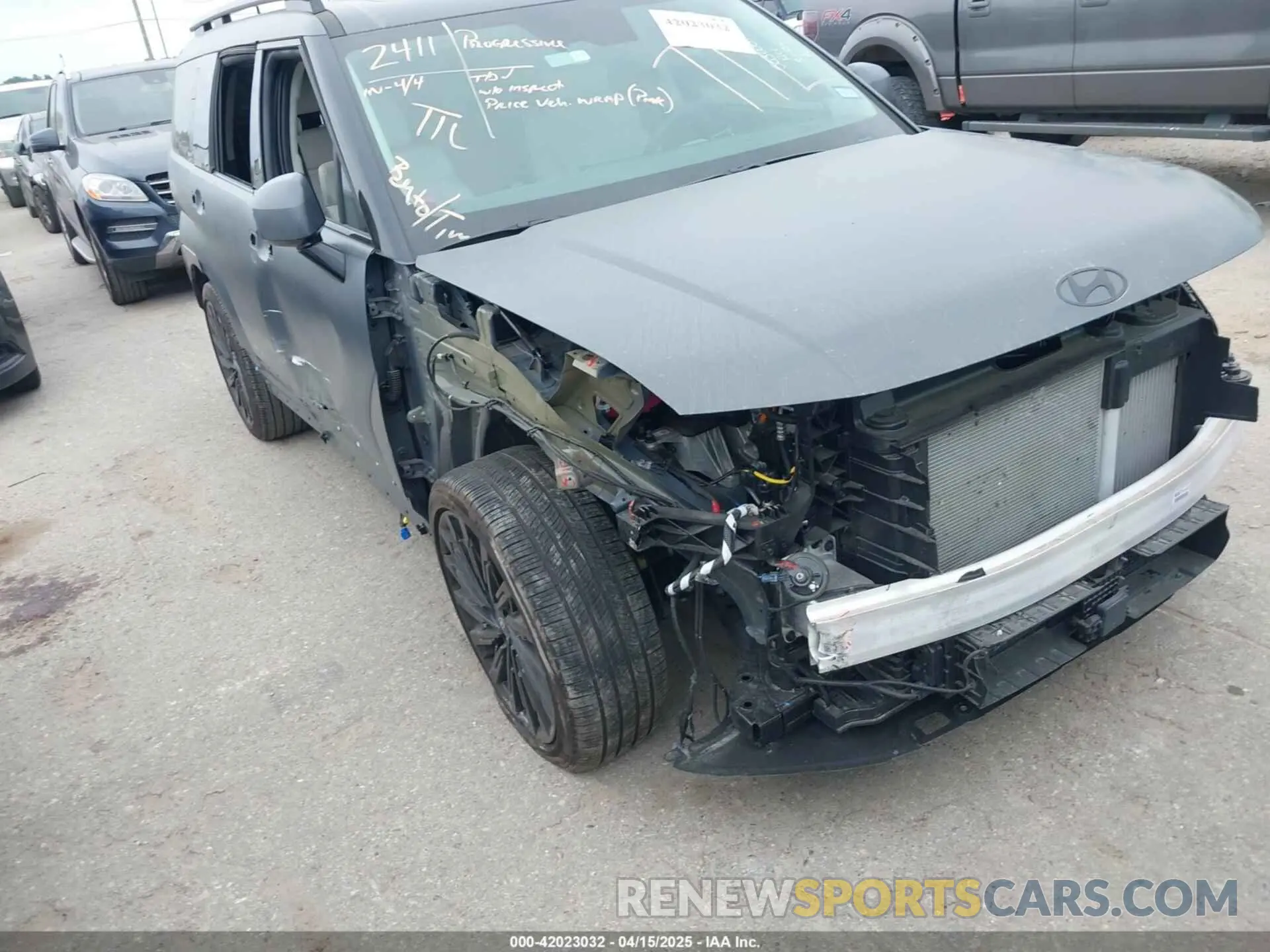 1 fotografías del automóvil dañado 5NMP54GL0RH058551 HYUNDAI SANTA FE 2024