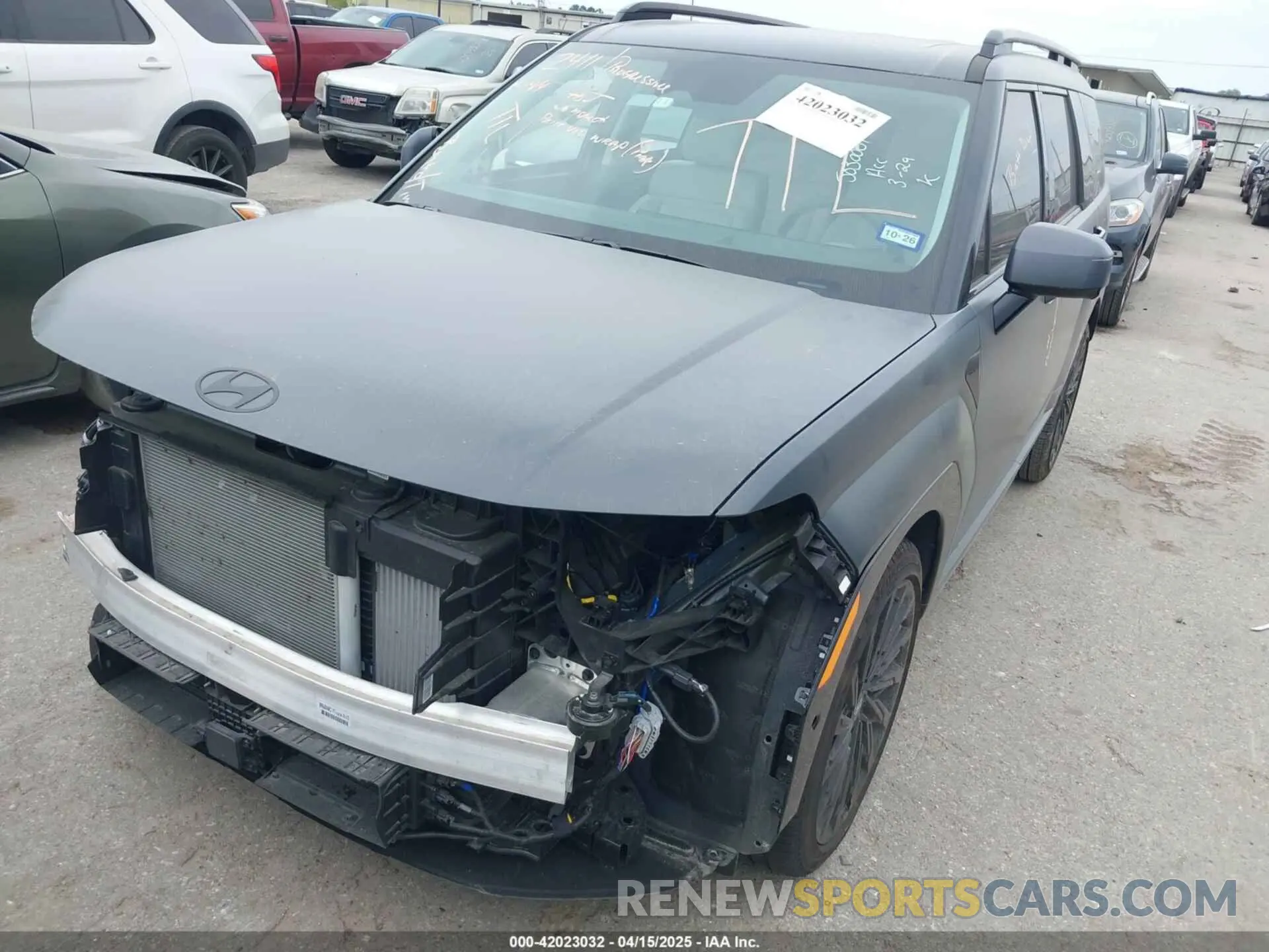 2 fotografías del automóvil dañado 5NMP54GL0RH058551 HYUNDAI SANTA FE 2024