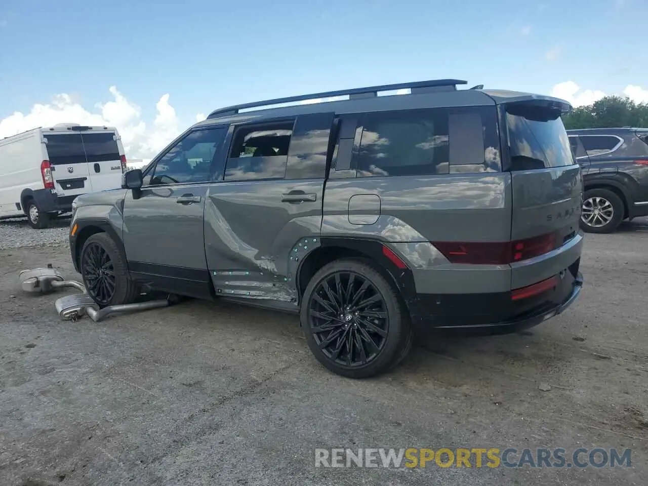 2 fotografías del automóvil dañado 5NMP5DGL1RH018205 HYUNDAI SANTA FE 2024