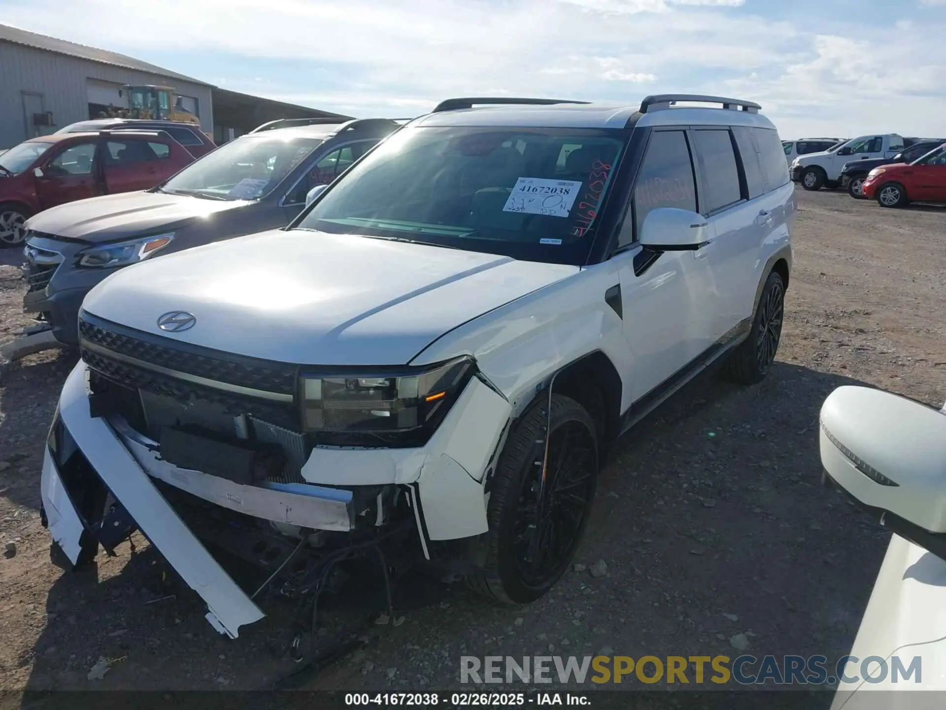 2 fotografías del automóvil dañado 5NMP5DGL4RH014245 HYUNDAI SANTA FE 2024